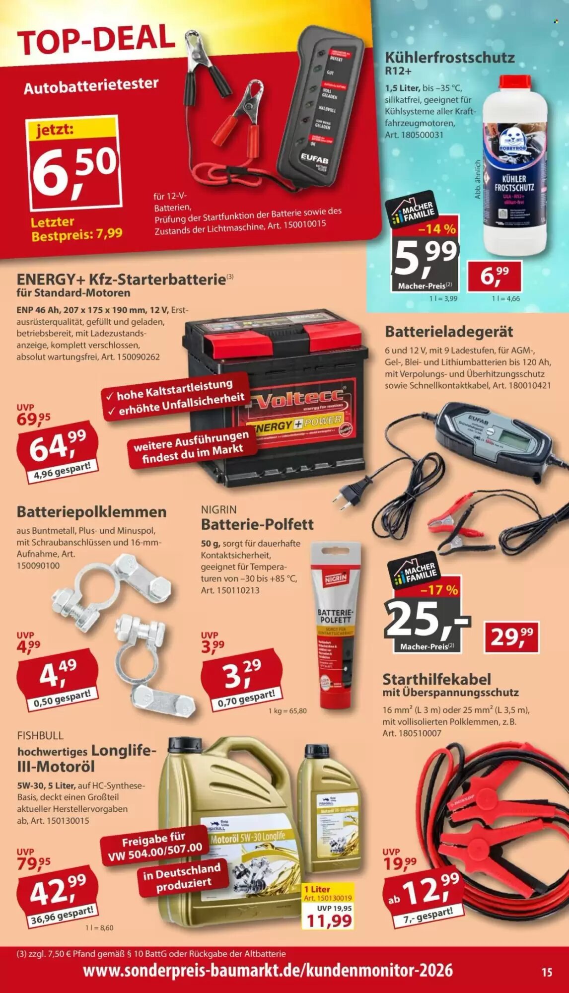 Sonderpreis Baumarkt Prospekt (ab 17.10.2026) zum Blättern - Seite 15