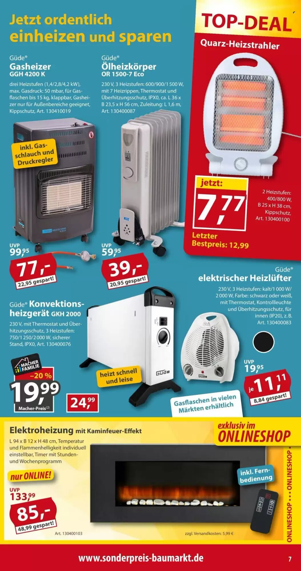Sonderpreis Baumarkt Prospekt (ab 17.10.2026) zum Blättern - Seite 7