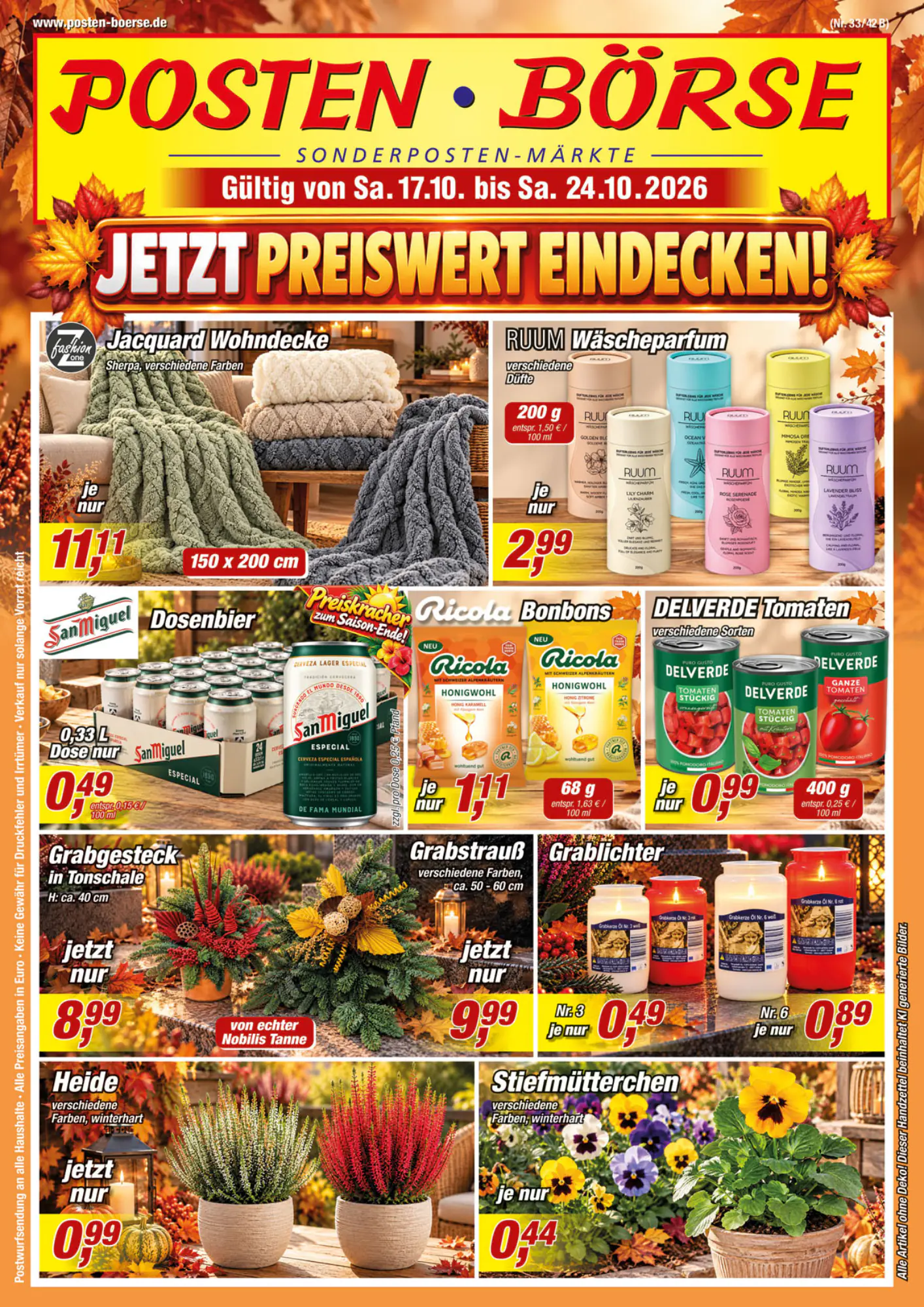 Posten Börse Prospekt (ab 17.10.2026) zum Blättern - Seite 1