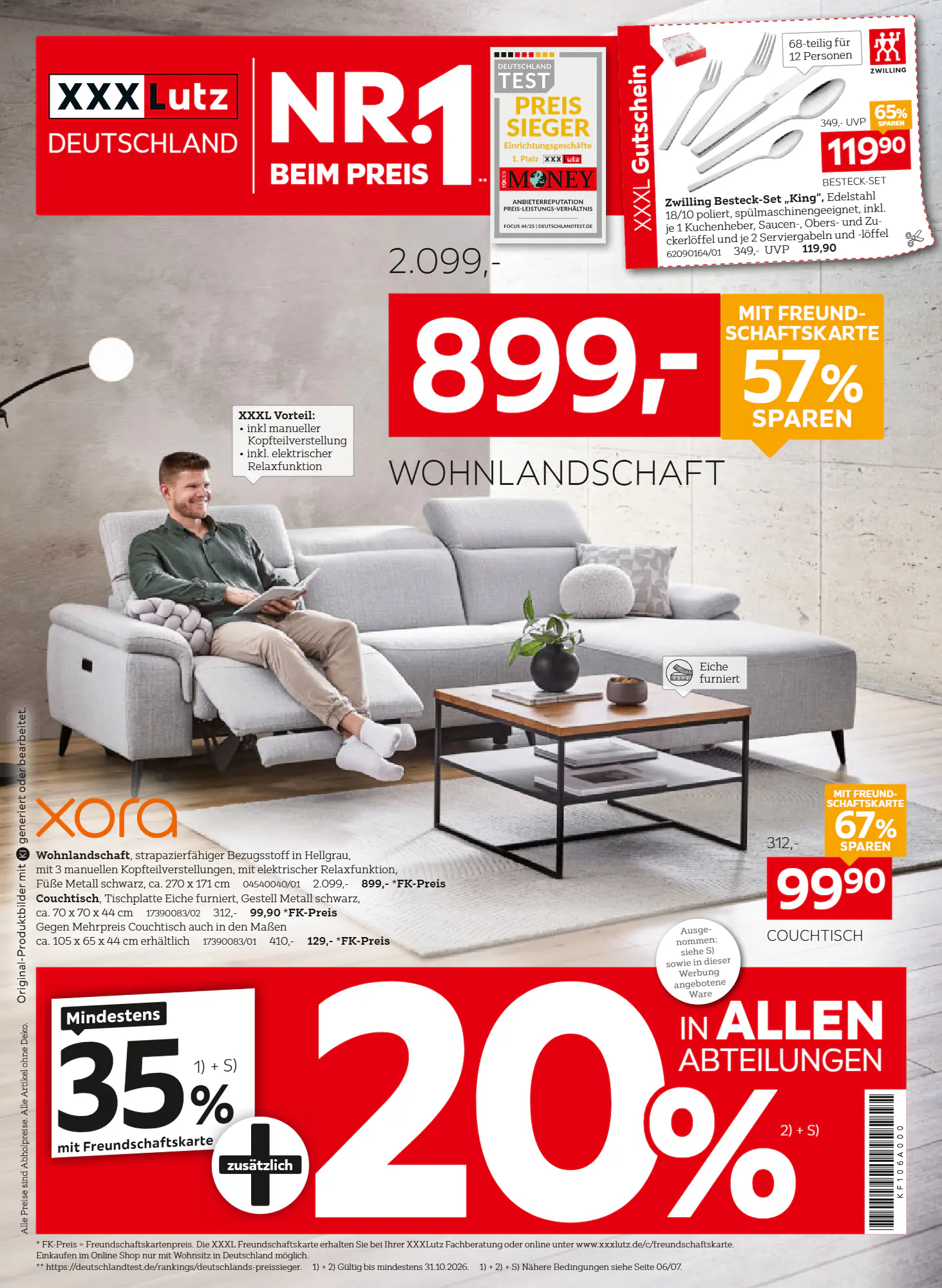 XXXLutz Prospekt (ab 17.10.2026) zum Blättern - Seite 1