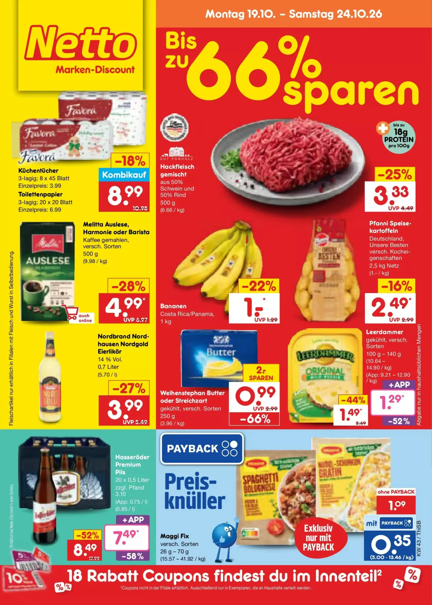 Netto Marken-Discount Prospekt (ab 18.10.2026) zum Blättern - Seite 1
