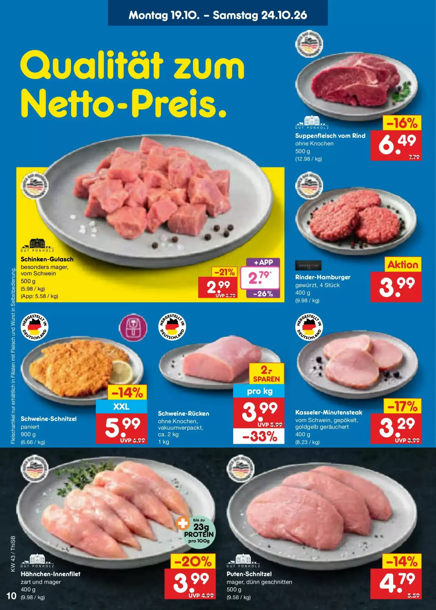 Netto Marken-Discount Prospekt (ab 18.10.2026) zum Blättern - Seite 10