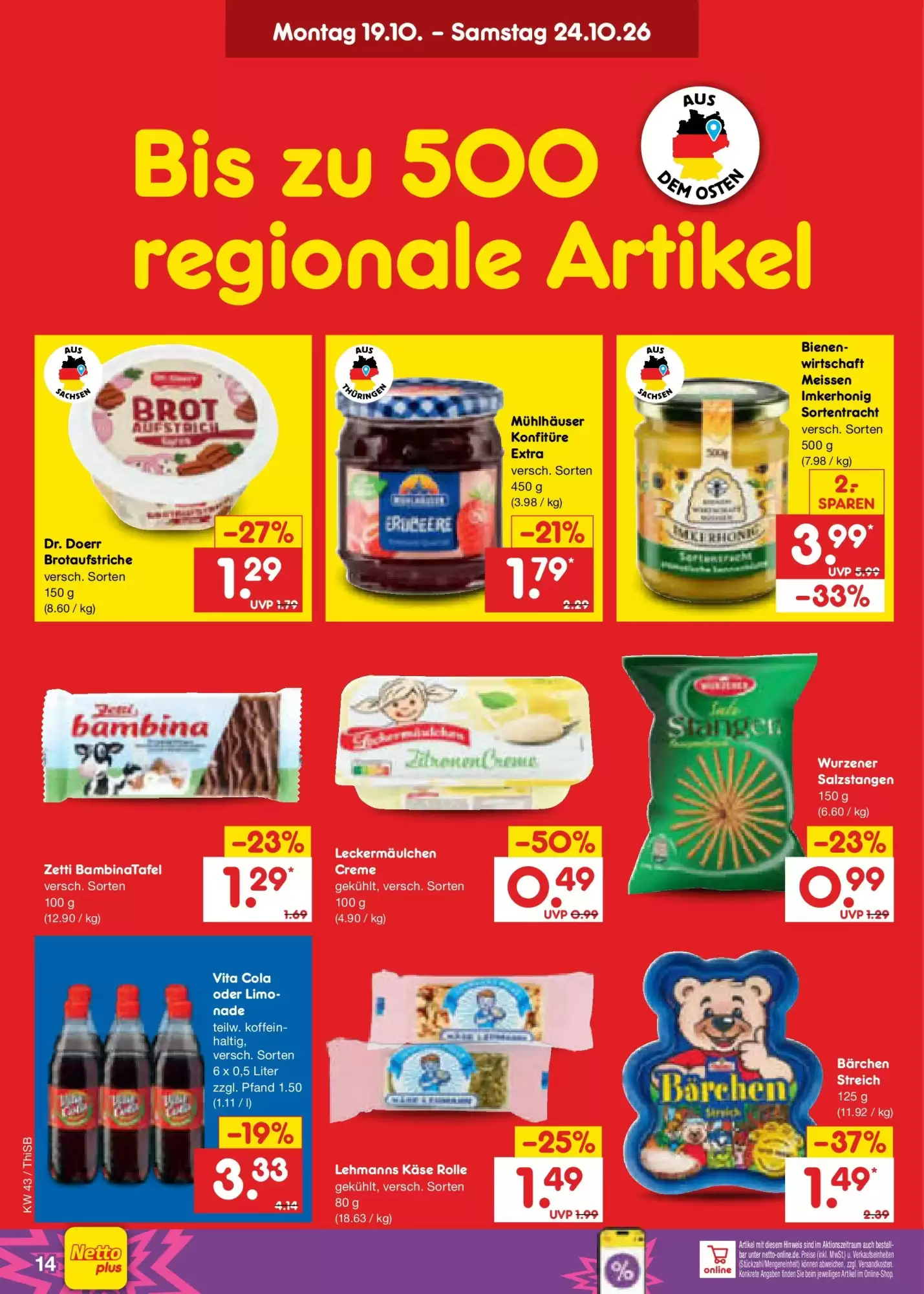 Netto Marken-Discount Prospekt (ab 18.10.2026) zum Blättern - Seite 16
