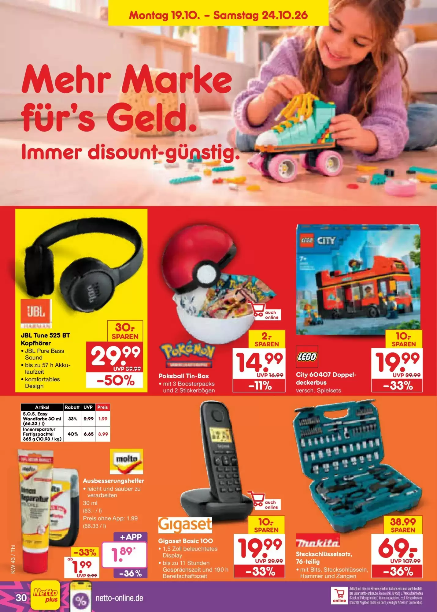 Netto Marken-Discount Prospekt (ab 18.10.2026) zum Blättern - Seite 40