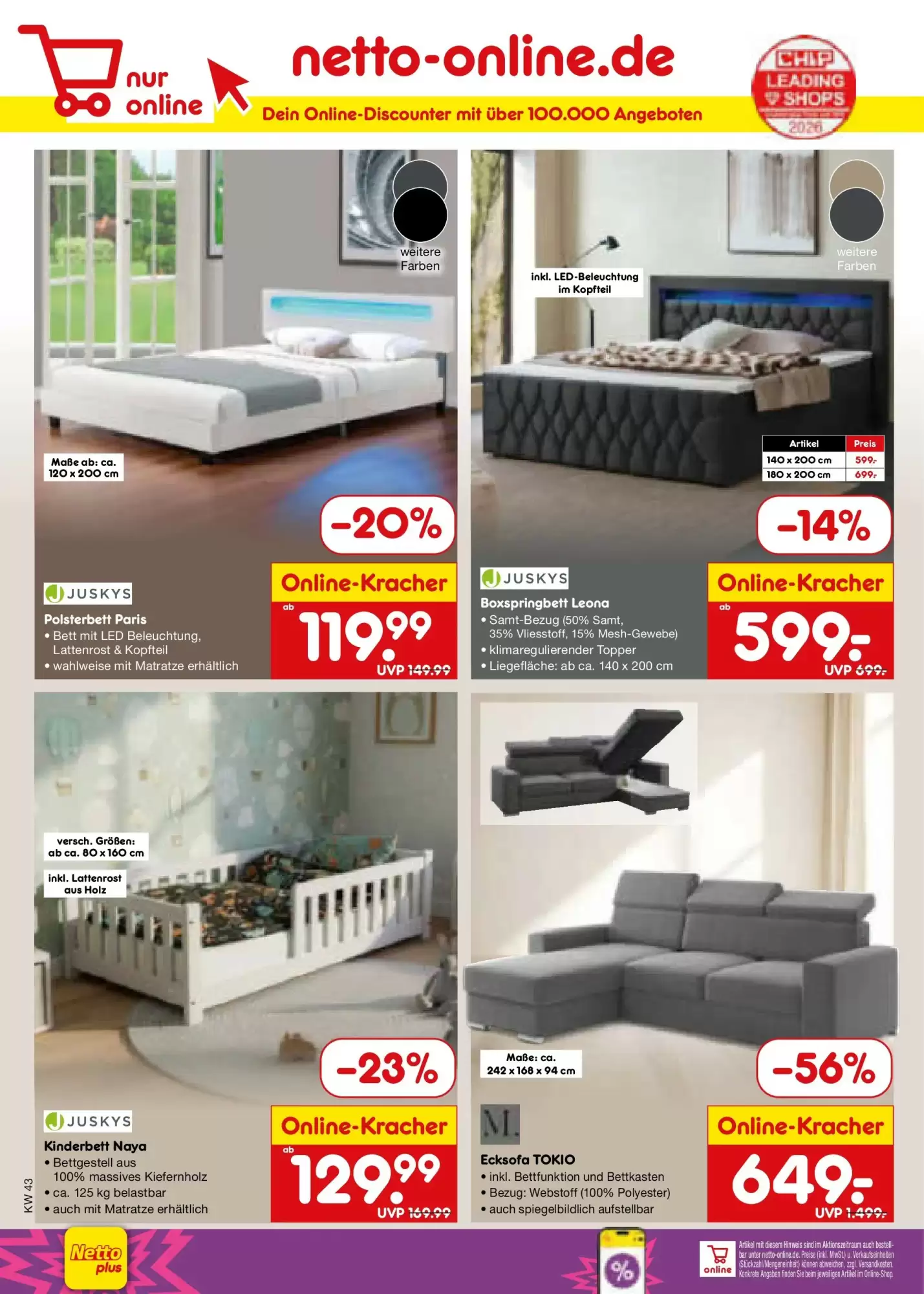 Netto Marken-Discount Prospekt (ab 18.10.2026) zum Blättern - Seite 66
