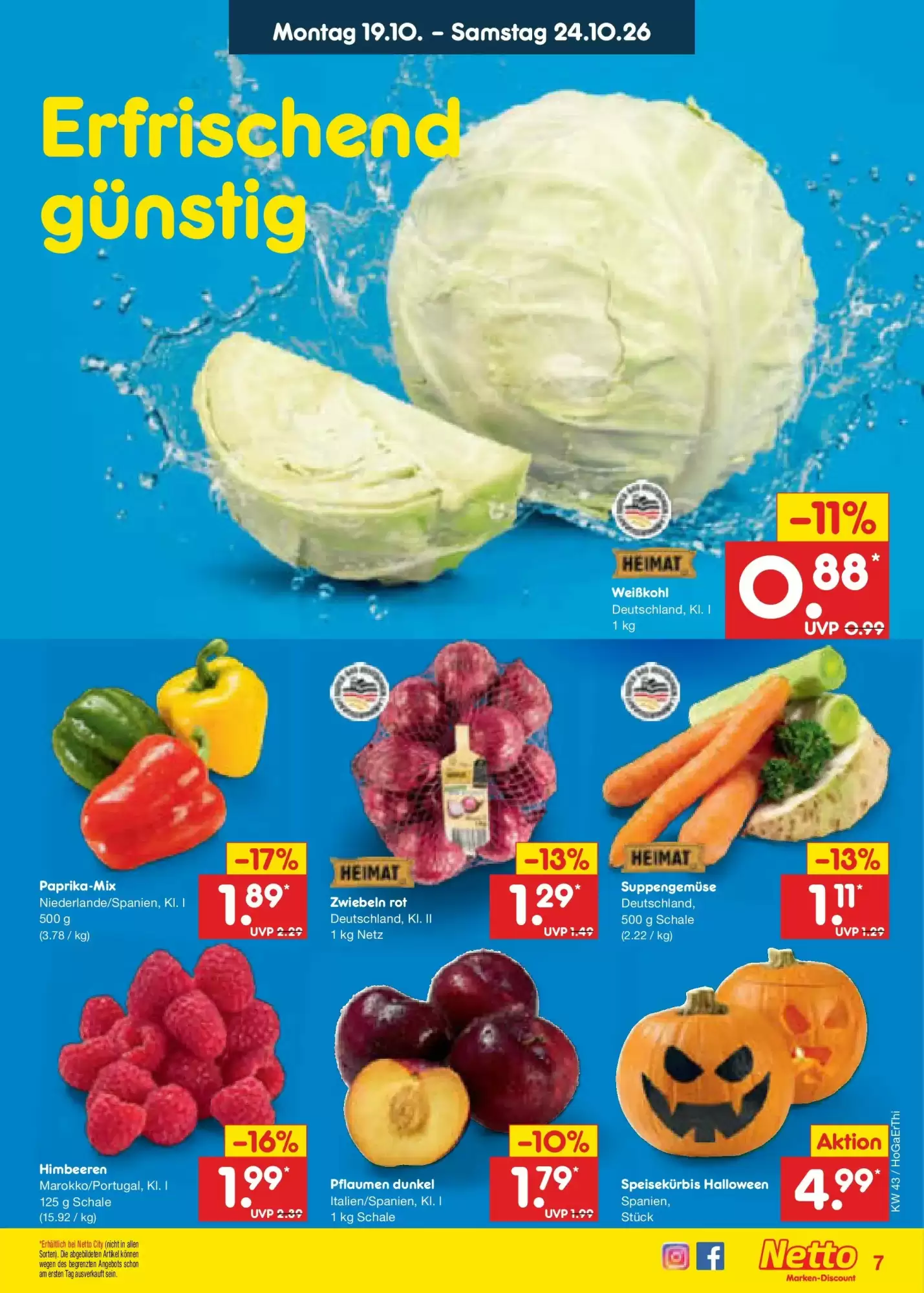 Netto Marken-Discount Prospekt (ab 18.10.2026) zum Blättern - Seite 7