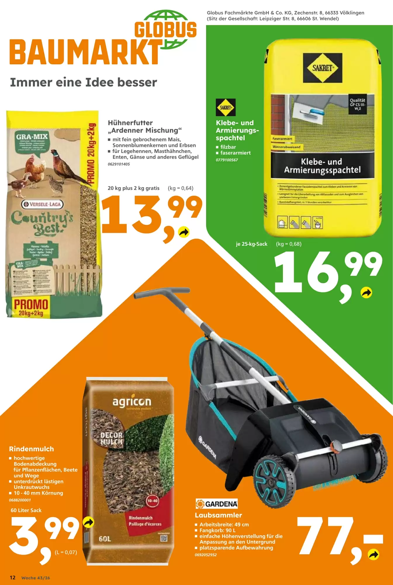 Globus Baumarkt Prospekt (ab 18.10.2026) zum Blättern - Seite 12