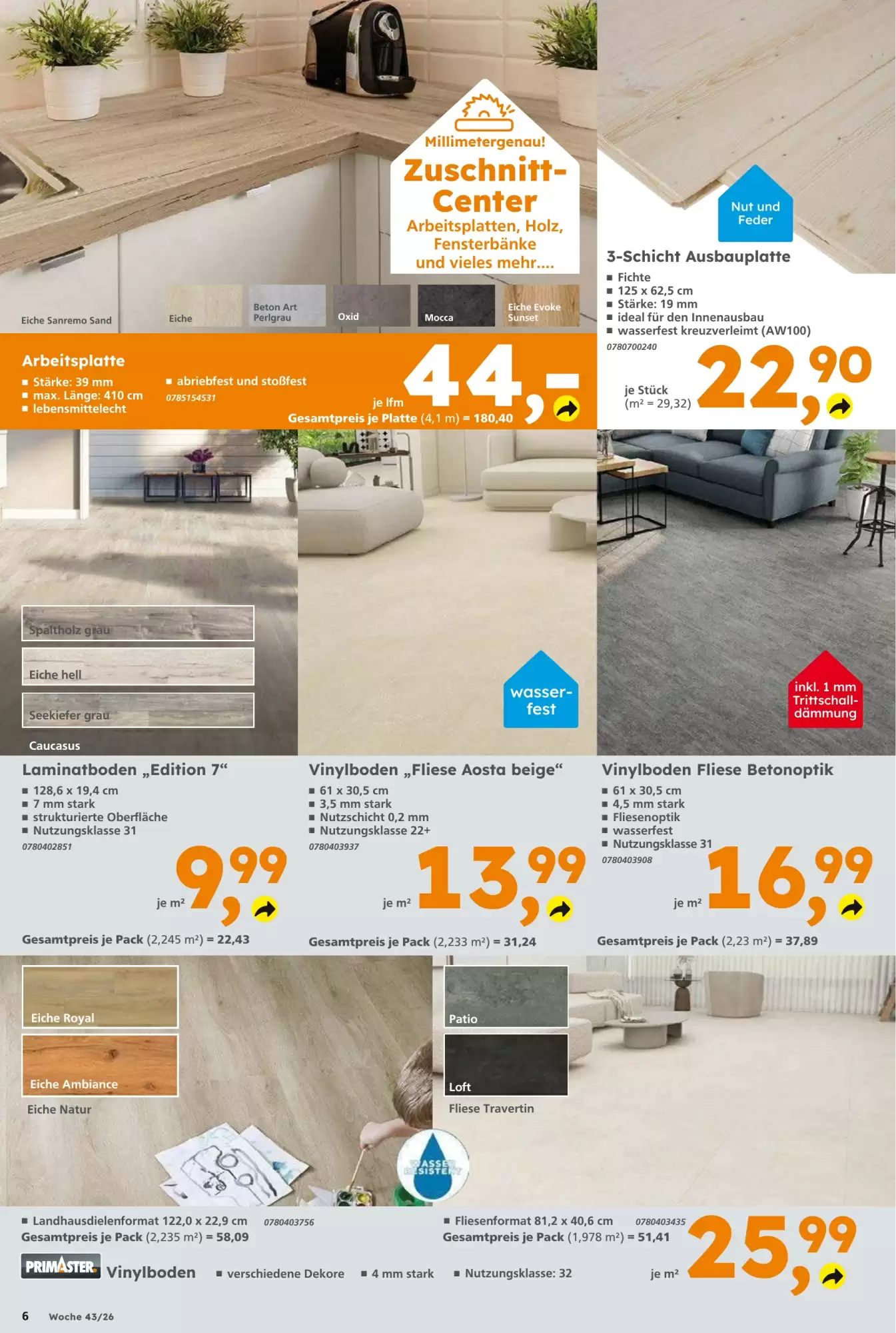 Globus Baumarkt Prospekt (ab 18.10.2026) zum Blättern - Seite 6
