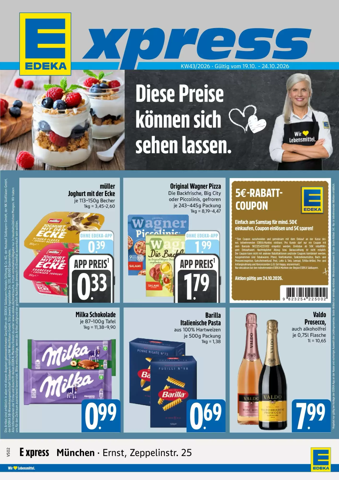 Edeka Xpress Prospekt (ab 18.10.2026) zum Blättern - Seite 1