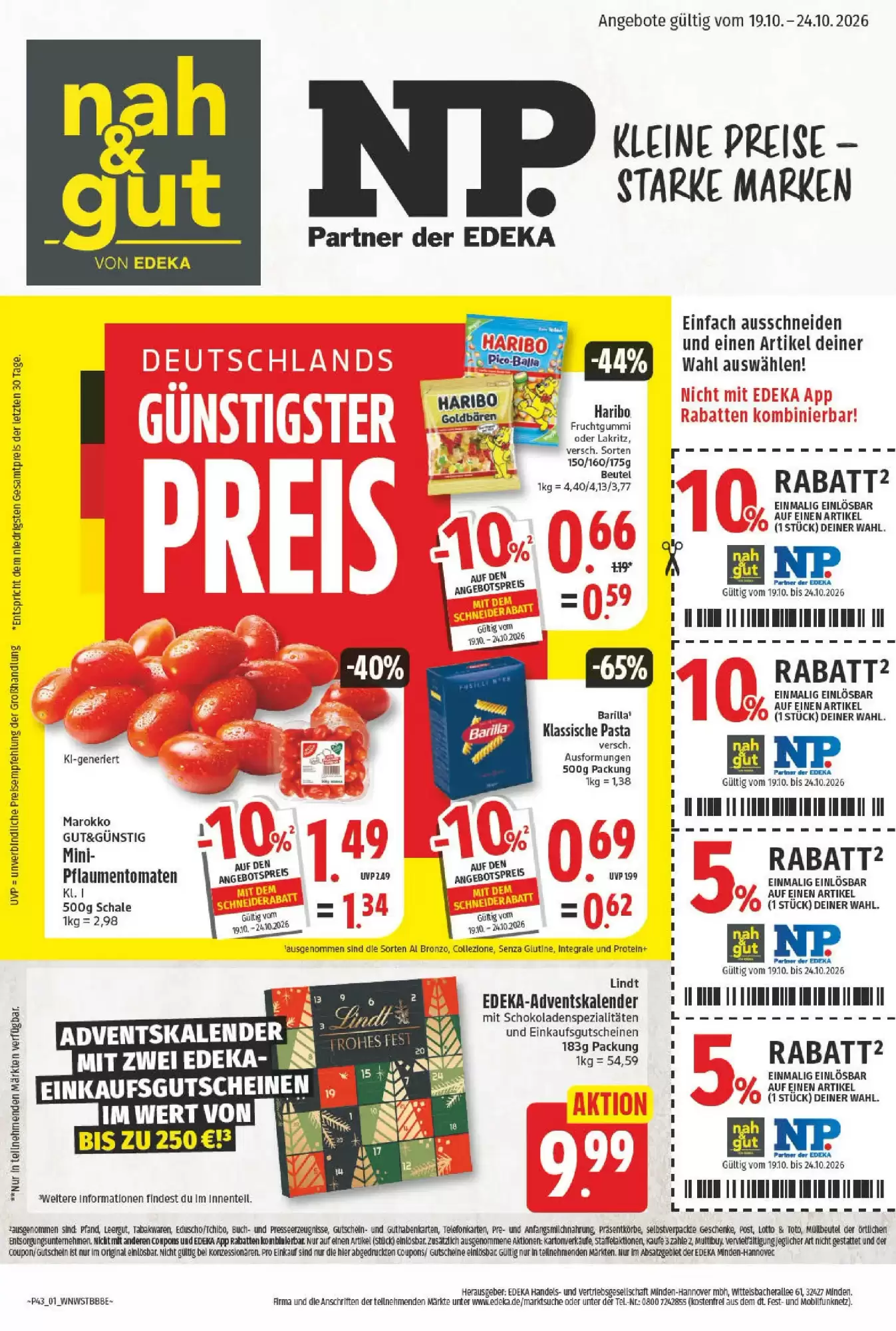 nah & gut Prospekt (ab 18.10.2026) zum Blättern - Seite 1