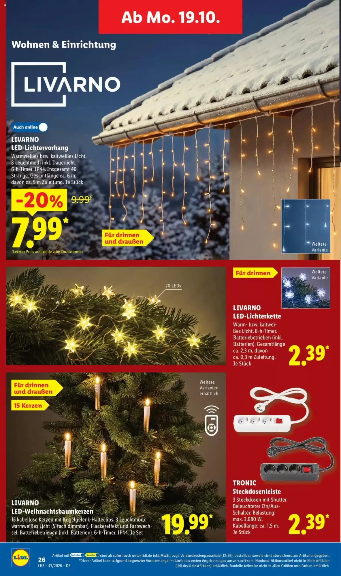 Lidl Prospekt (ab 19.10.2026) zum Blättern - Seite 12