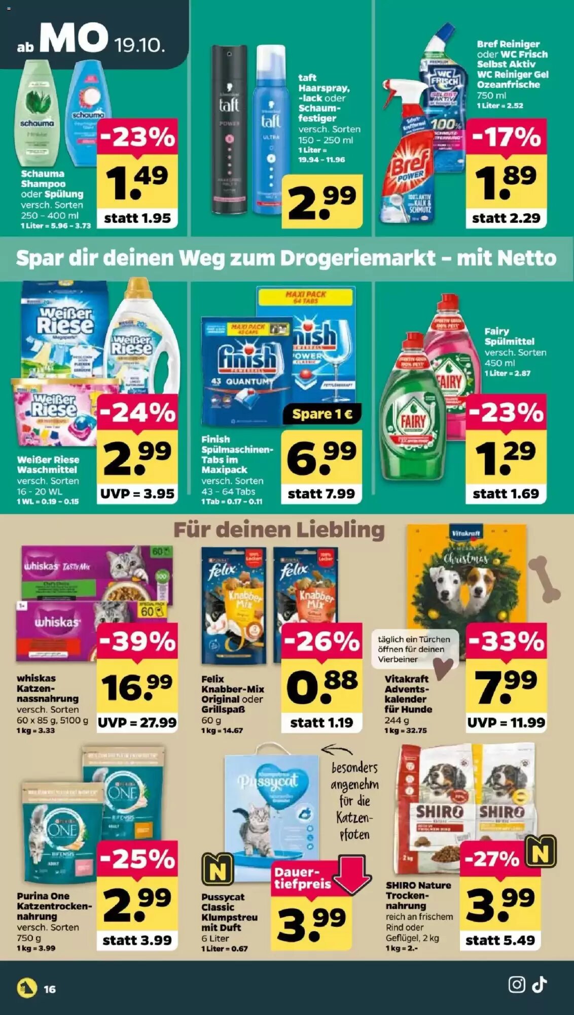 NETTO Prospekt (ab 19.10.2026) zum Blättern - Seite 18