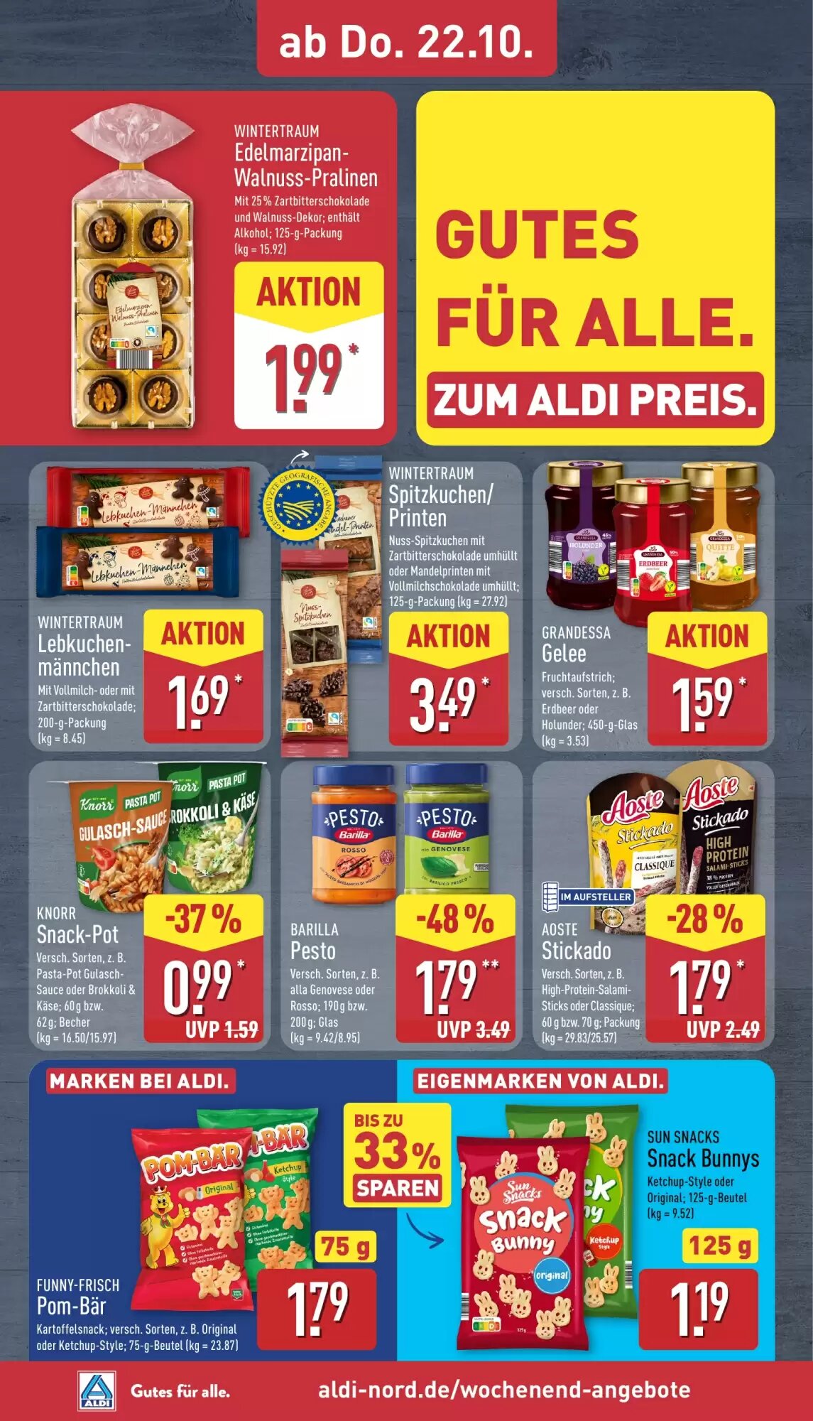 Aldi Nord Prospekt (ab 19.10.2026) zum Blättern - Seite 34