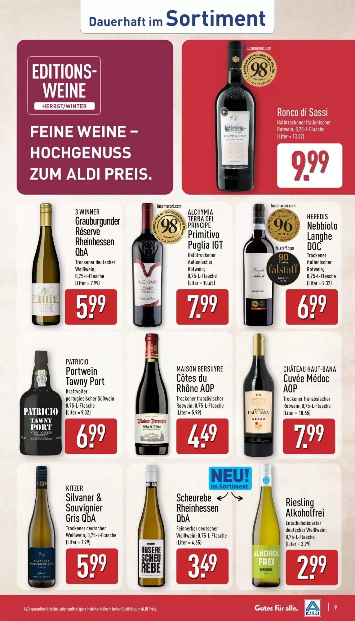 Aldi Nord Prospekt (ab 19.10.2026) zum Blättern - Seite 9