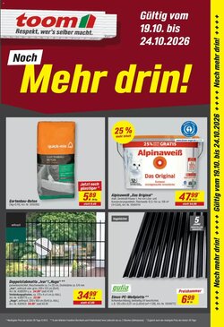 toom Baumarkt Prospekt (ab 19.10.2026) zum Blättern
