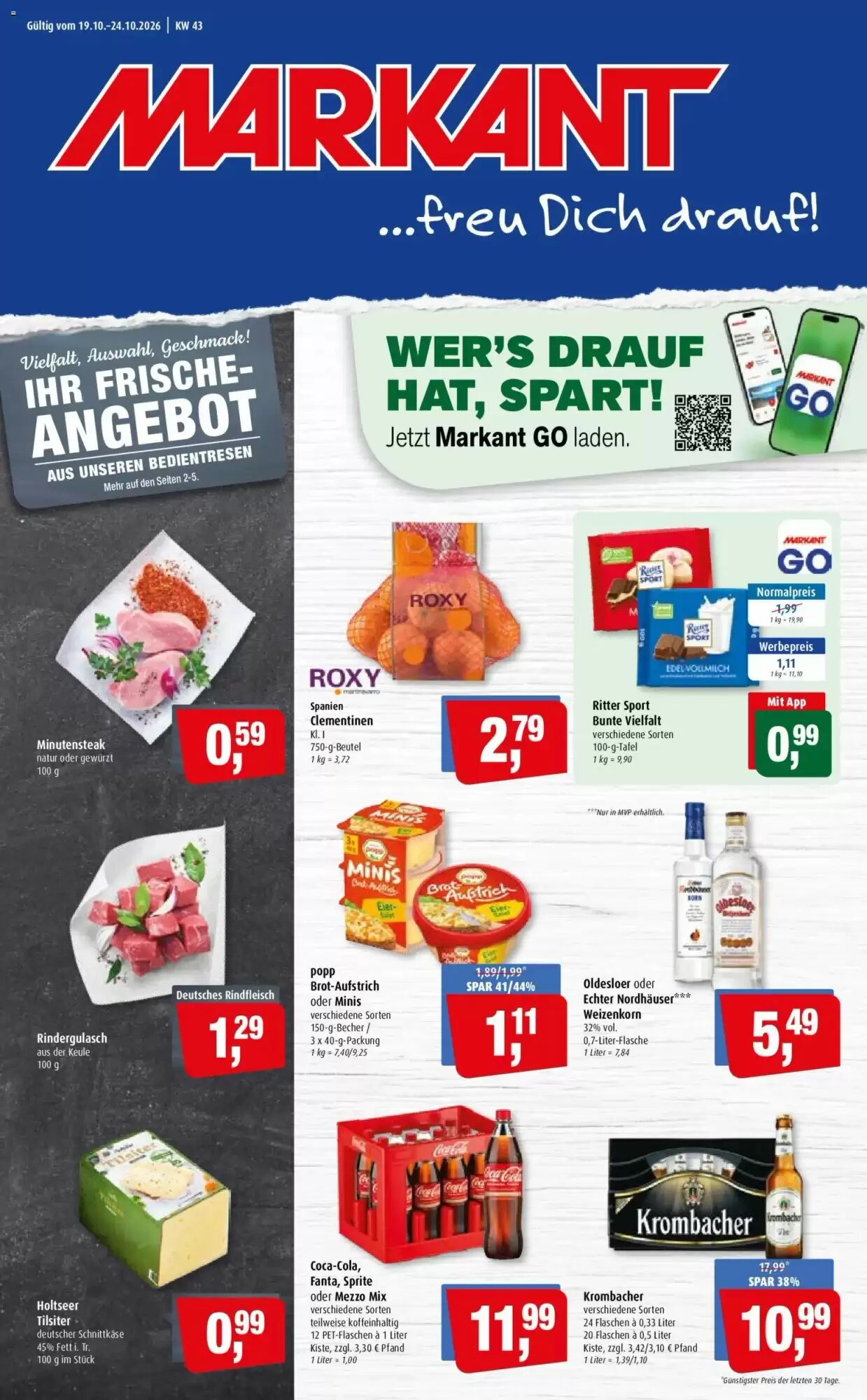 Markant Prospekt (ab 19.10.2026) zum Blättern - Seite 1