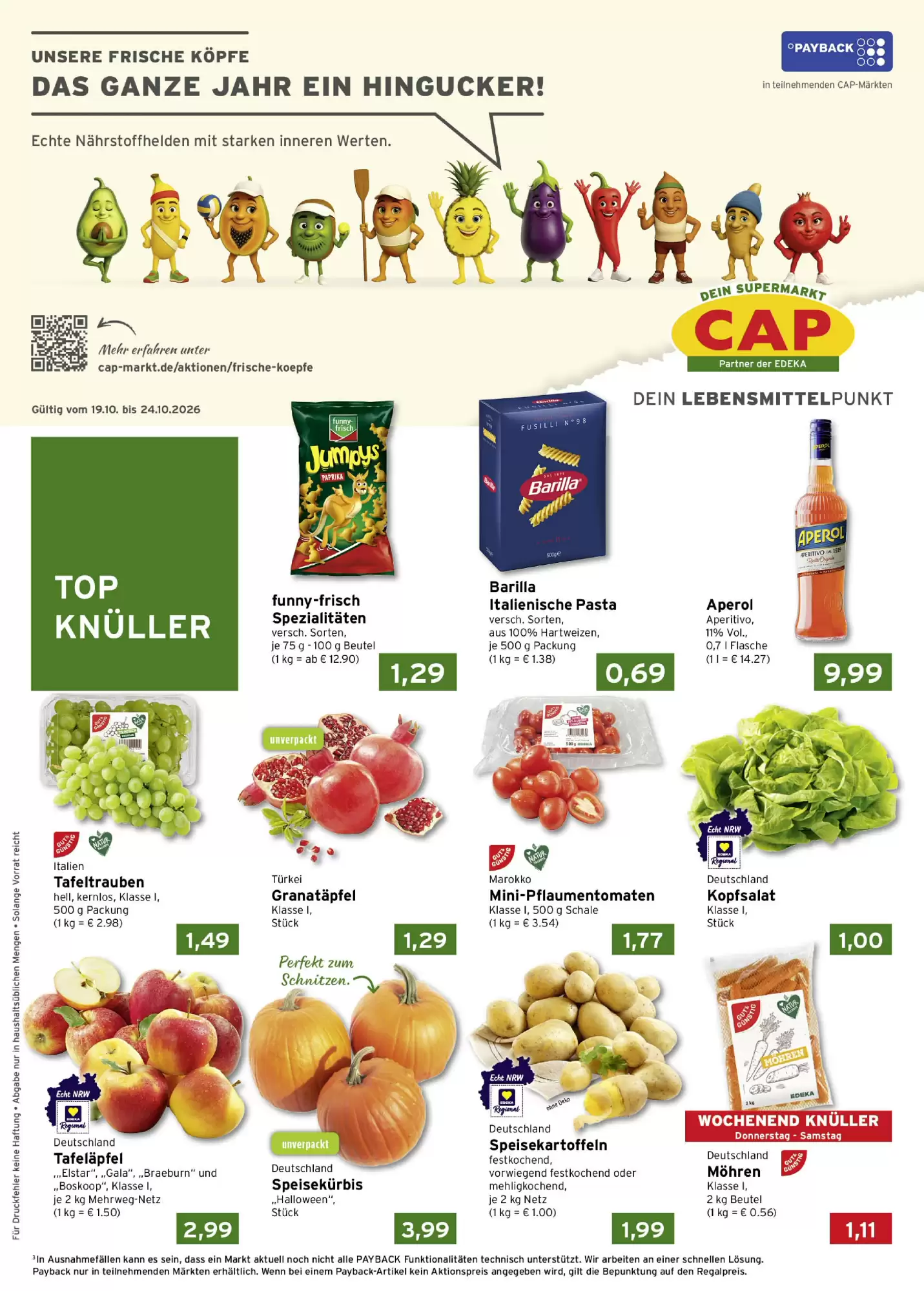 CAP Markt Prospekt (ab 19.10.2026) zum Blättern - Seite 1