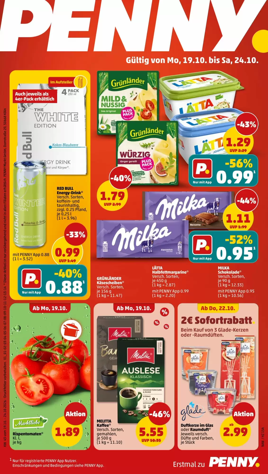 PENNY Prospekt (ab 19.10.2026) zum Blättern - Seite 1