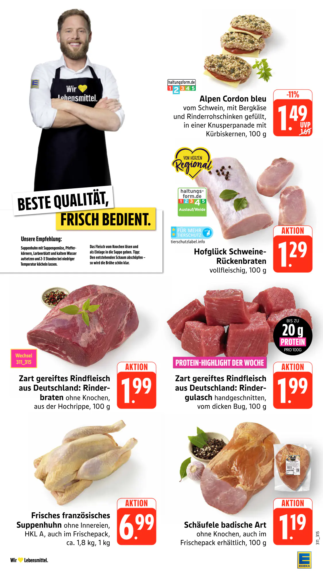 Edeka Frischemarkt Prospekt (ab 19.10.2026) zum Blättern - Seite 10