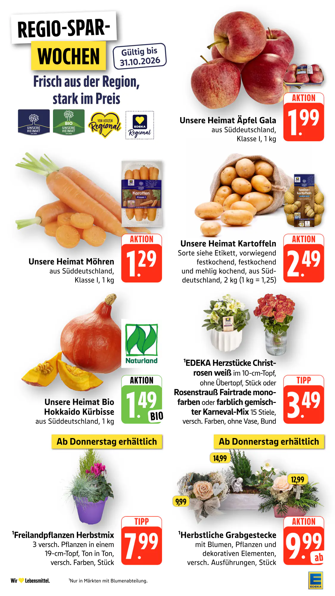 Edeka Frischemarkt Prospekt (ab 19.10.2026) zum Blättern - Seite 14
