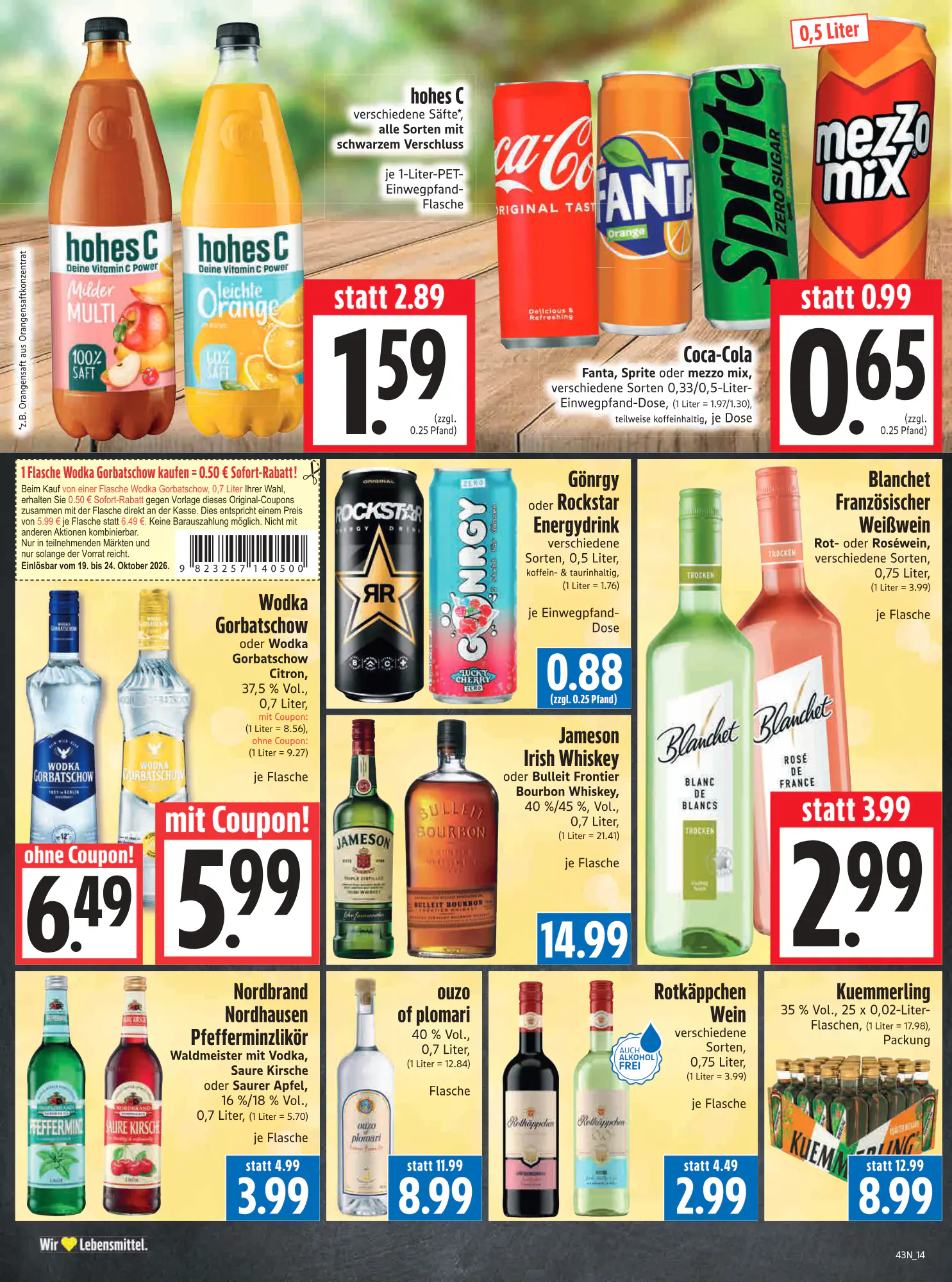 EDEKA Hahner Prospekt (ab 19.10.2026) zum Blättern - Seite 16