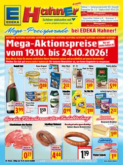 EDEKA Hahner Prospekt (ab 19.10.2026) zum Blättern