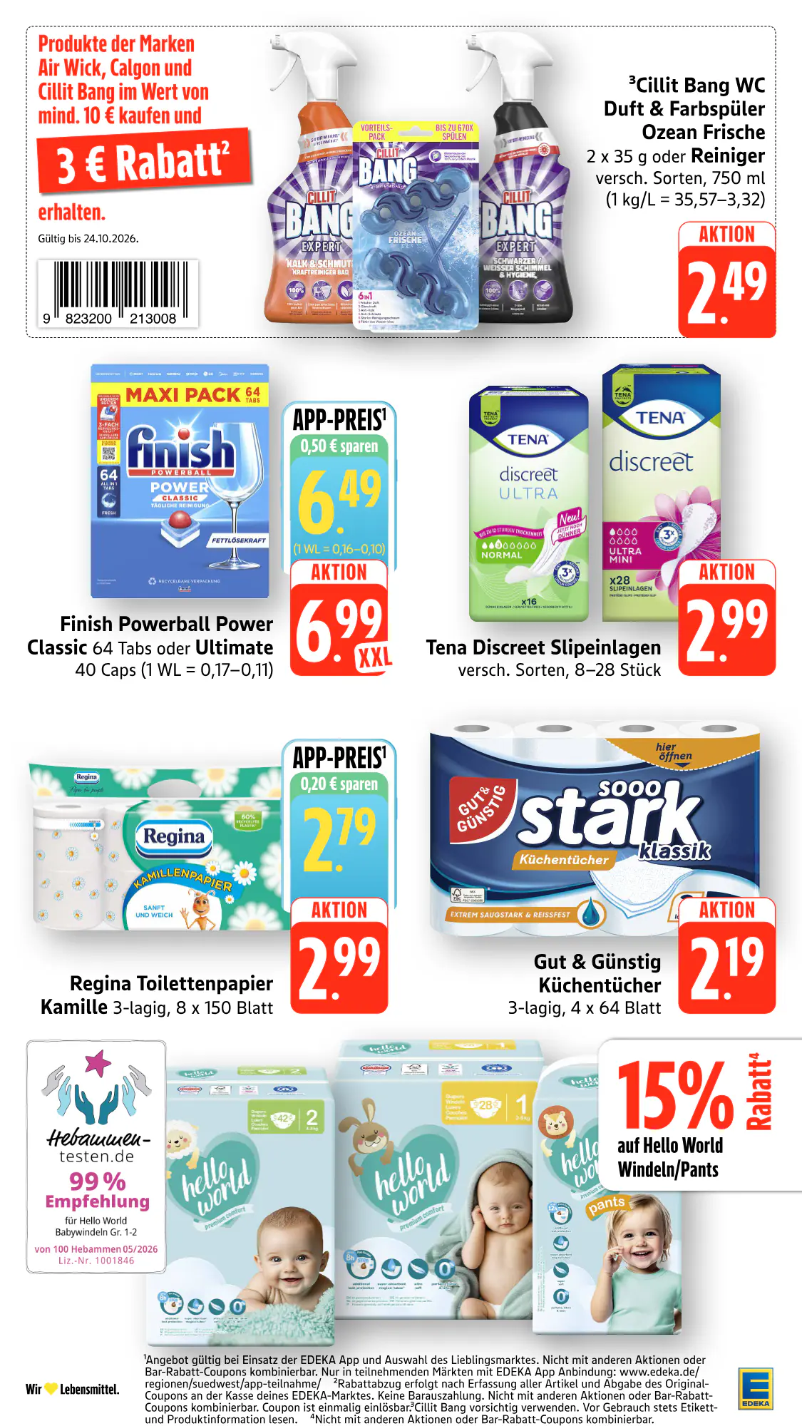 Edeka Stenger Prospekt (ab 19.10.2026) zum Blättern - Seite 43