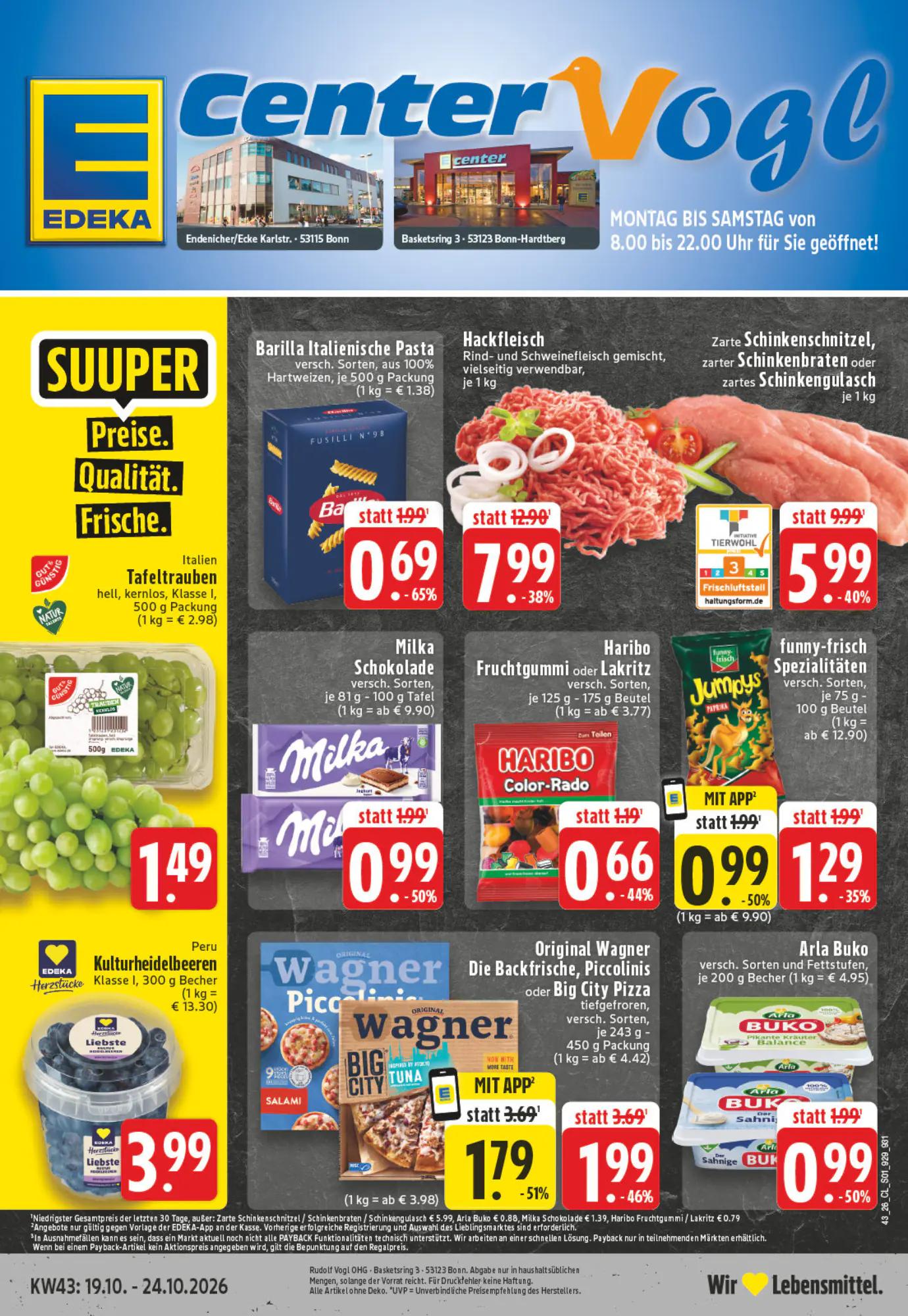 EDEKA Vogl Prospekt (ab 19.10.2026) zum Blättern - Seite 1