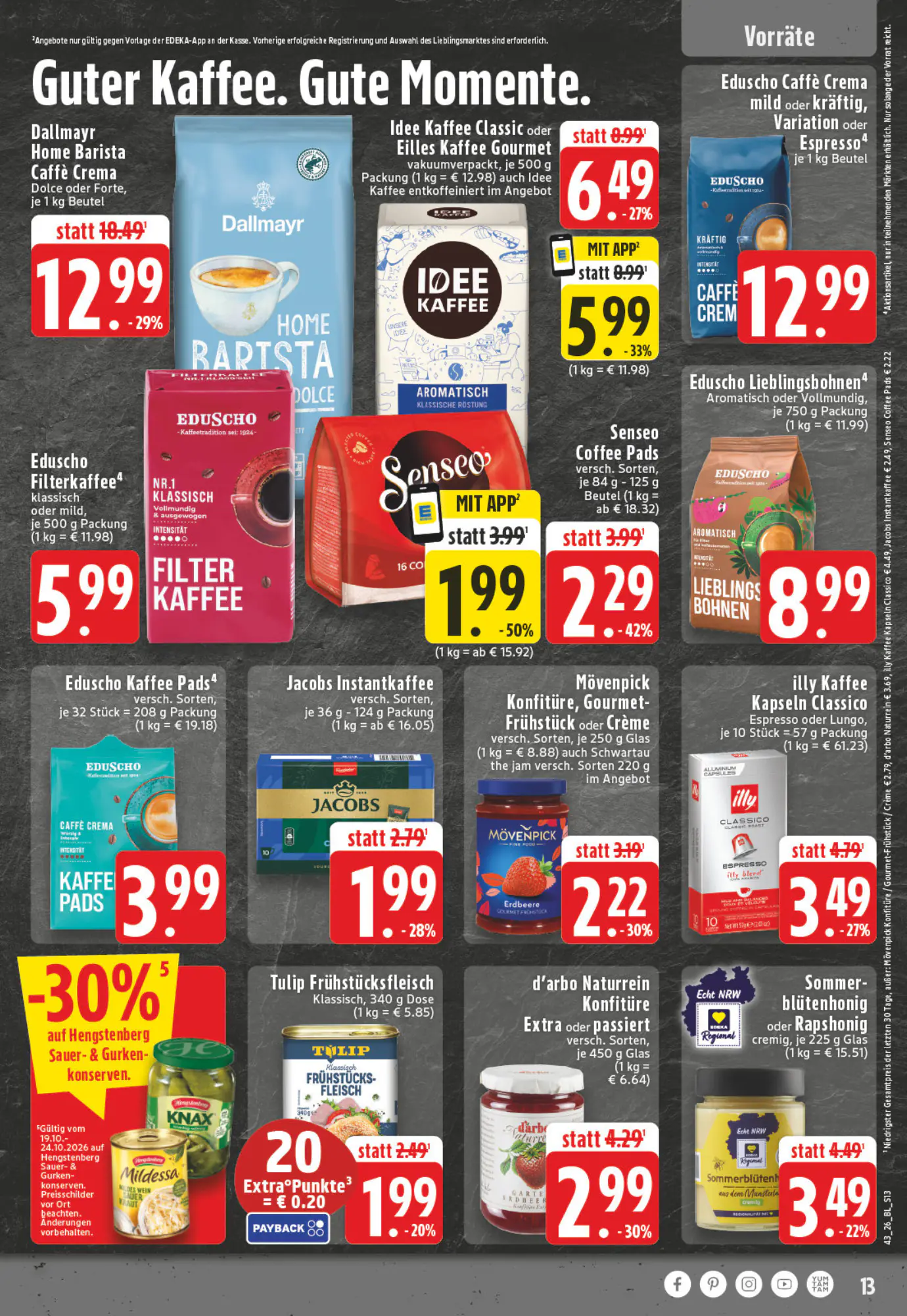 EDEKA Vogl Prospekt (ab 19.10.2026) zum Blättern - Seite 13