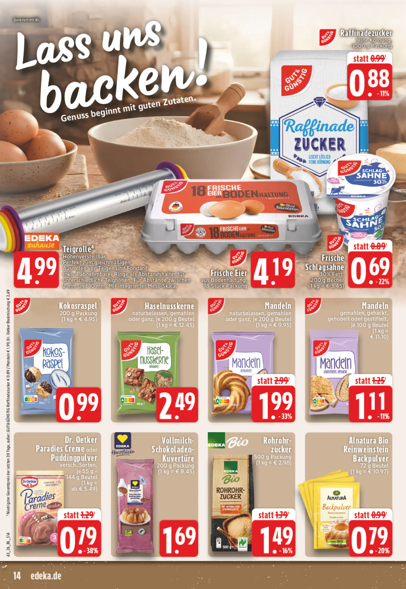 EDEKA Vogl Prospekt (ab 19.10.2026) zum Blättern - Seite 14