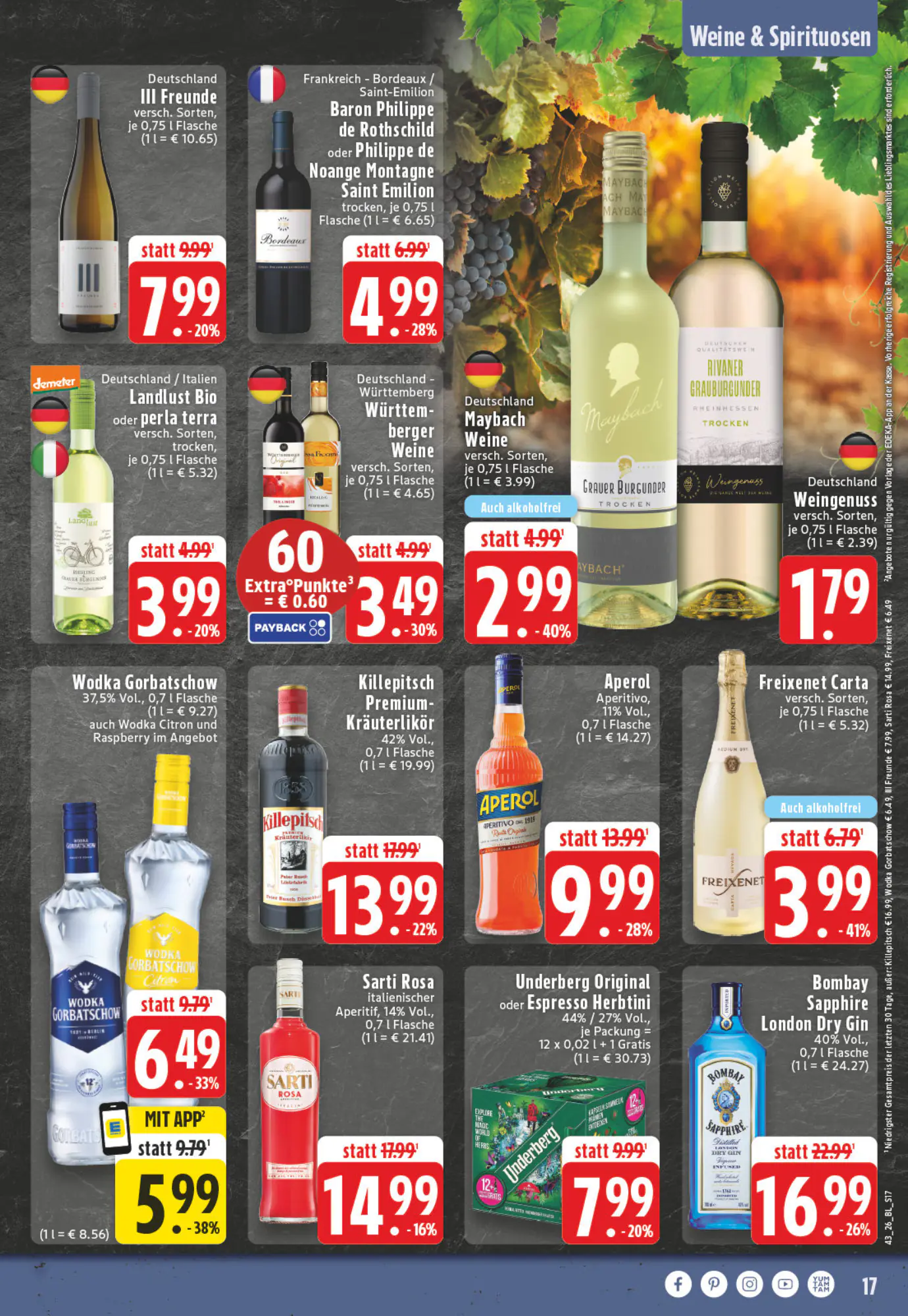 EDEKA Vogl Prospekt (ab 19.10.2026) zum Blättern - Seite 17