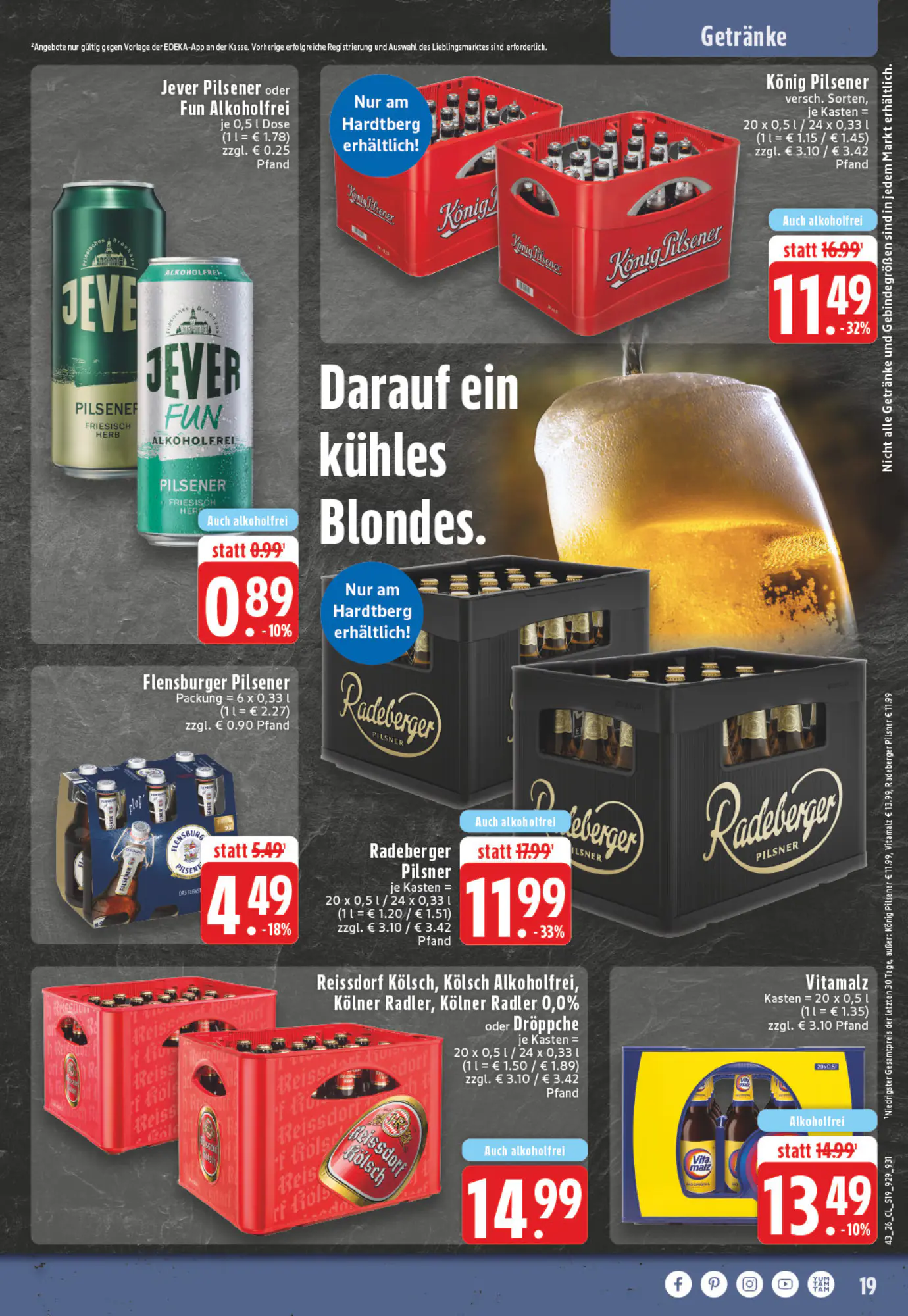 EDEKA Vogl Prospekt (ab 19.10.2026) zum Blättern - Seite 19