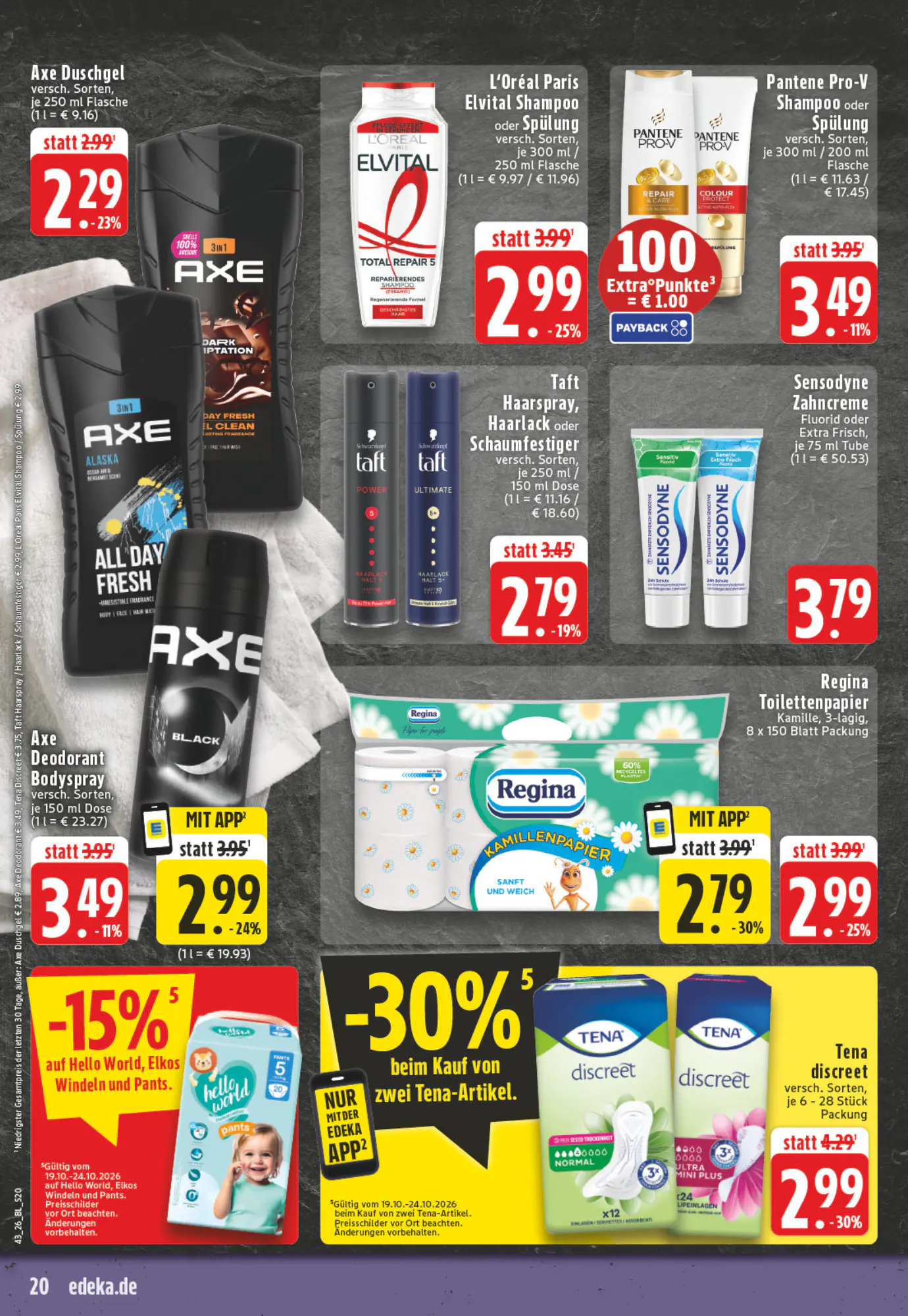 EDEKA Vogl Prospekt (ab 19.10.2026) zum Blättern - Seite 20