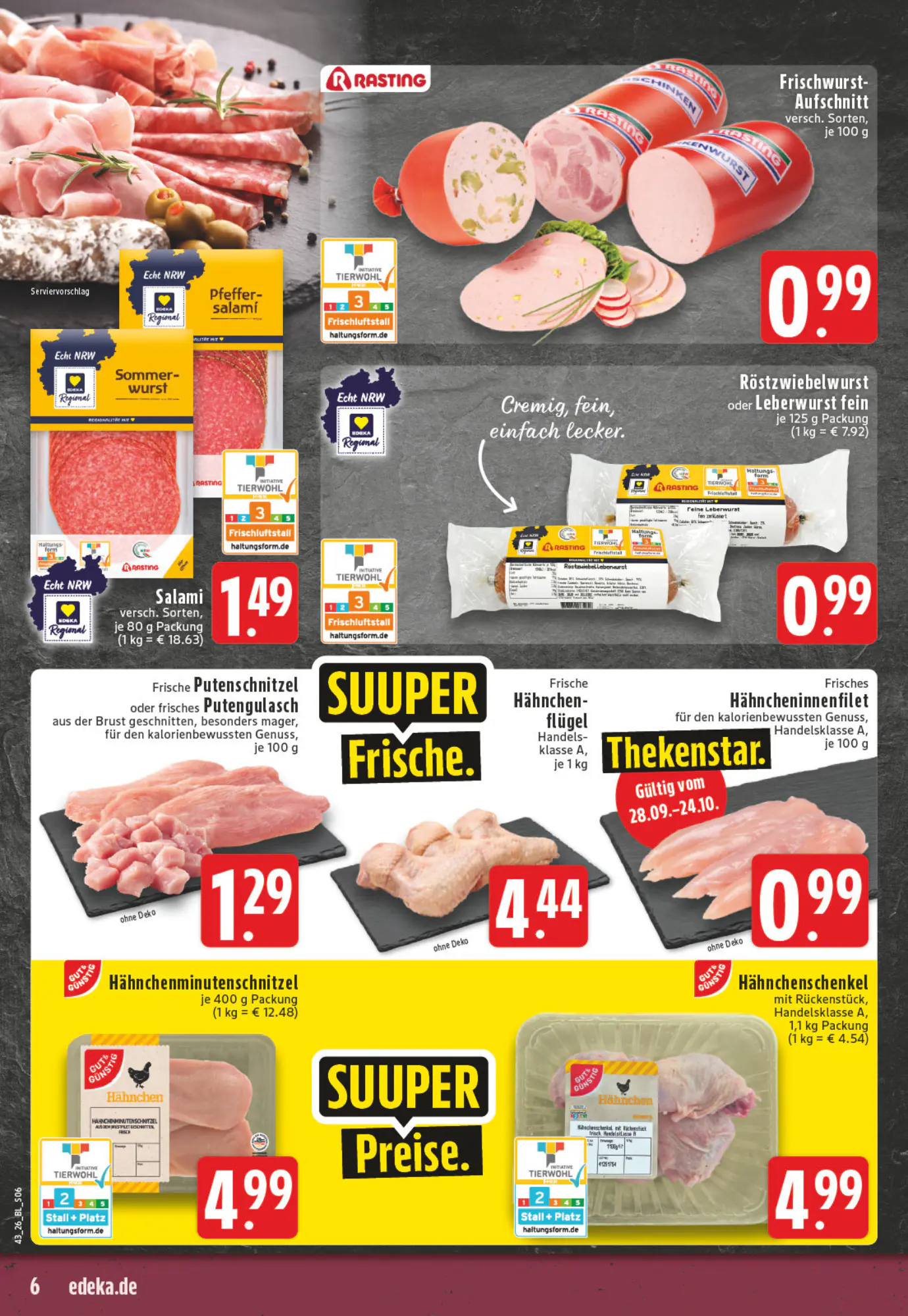 EDEKA Vogl Prospekt (ab 19.10.2026) zum Blättern - Seite 6