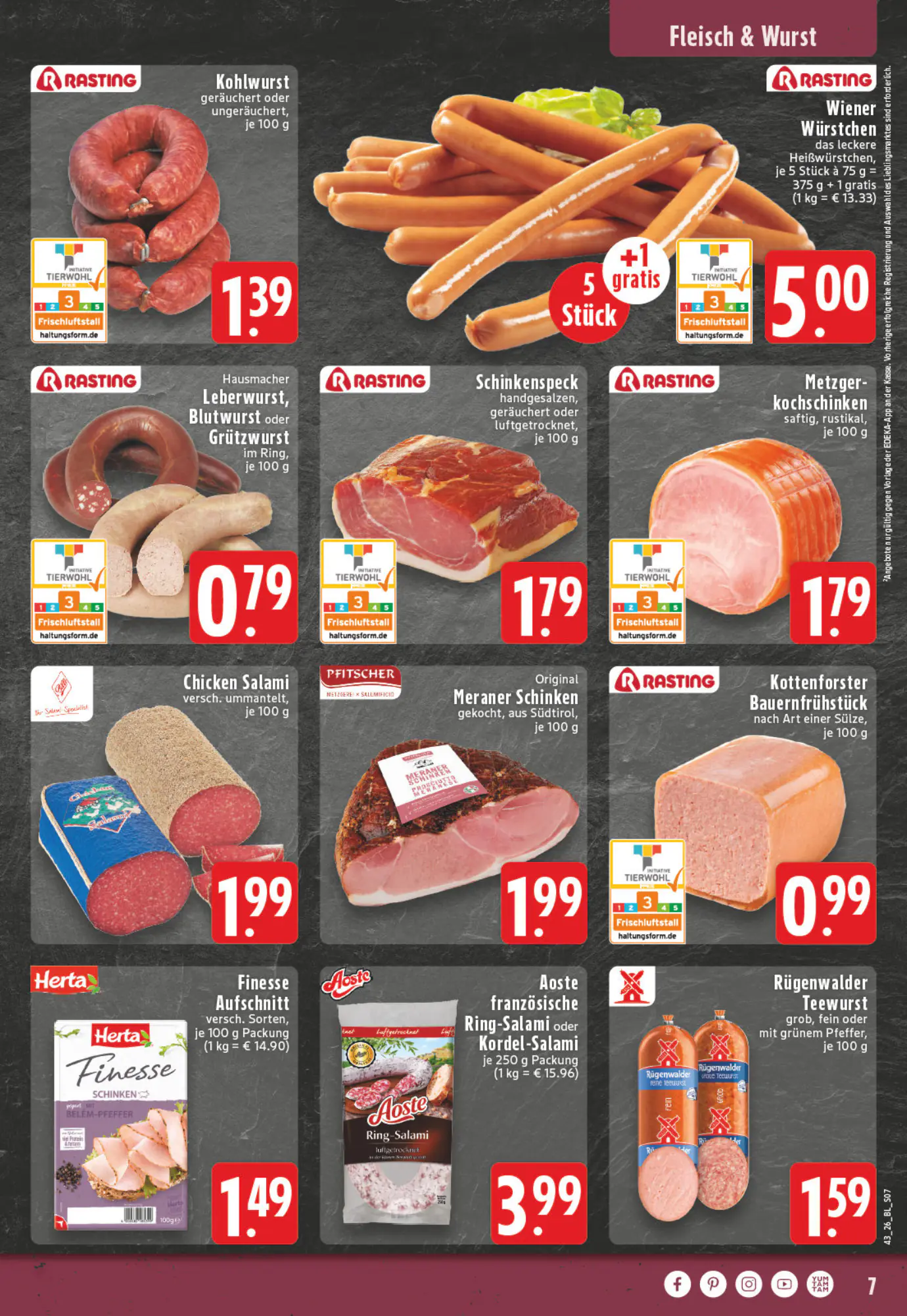 EDEKA Vogl Prospekt (ab 19.10.2026) zum Blättern - Seite 7