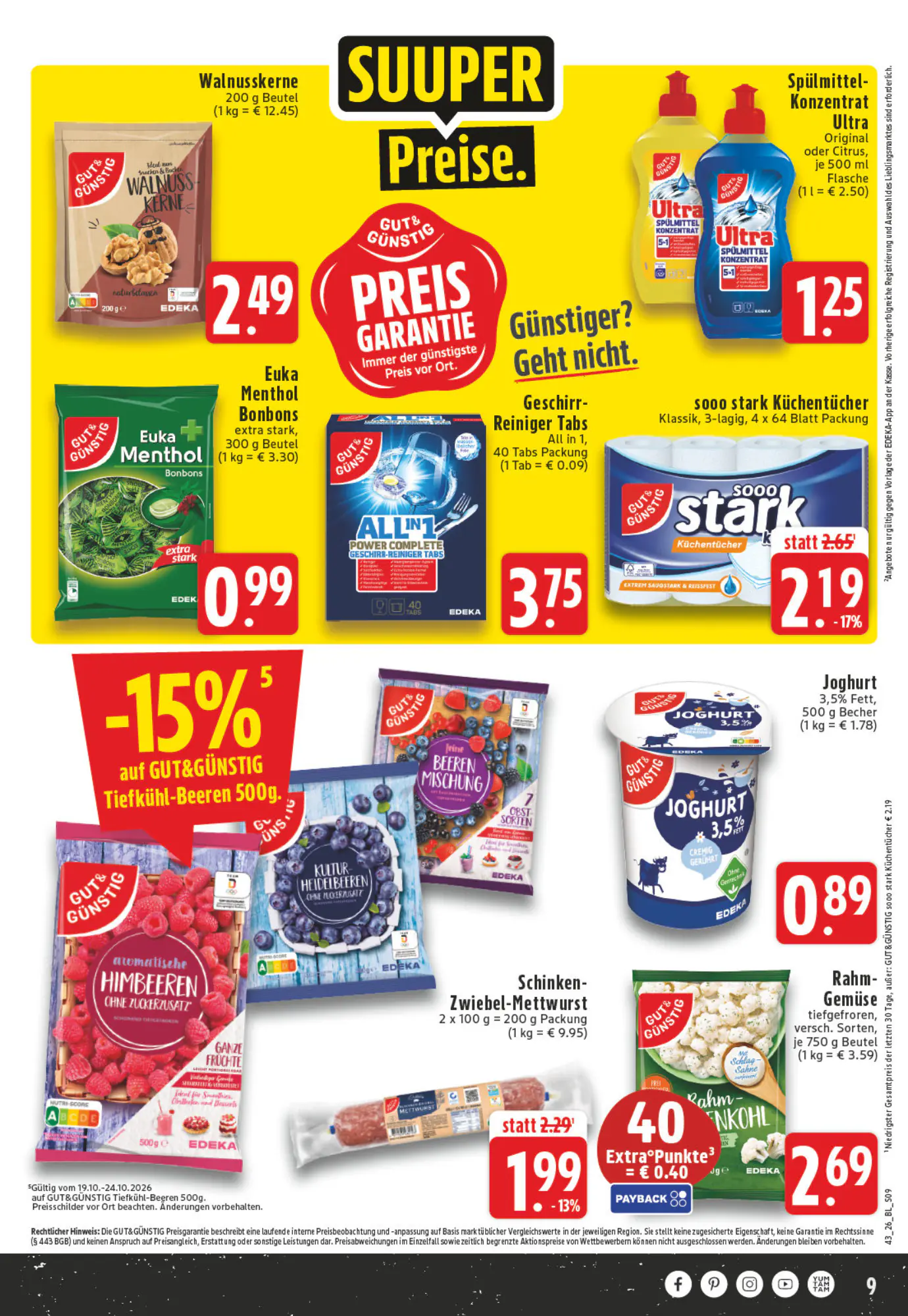 EDEKA Vogl Prospekt (ab 19.10.2026) zum Blättern - Seite 9