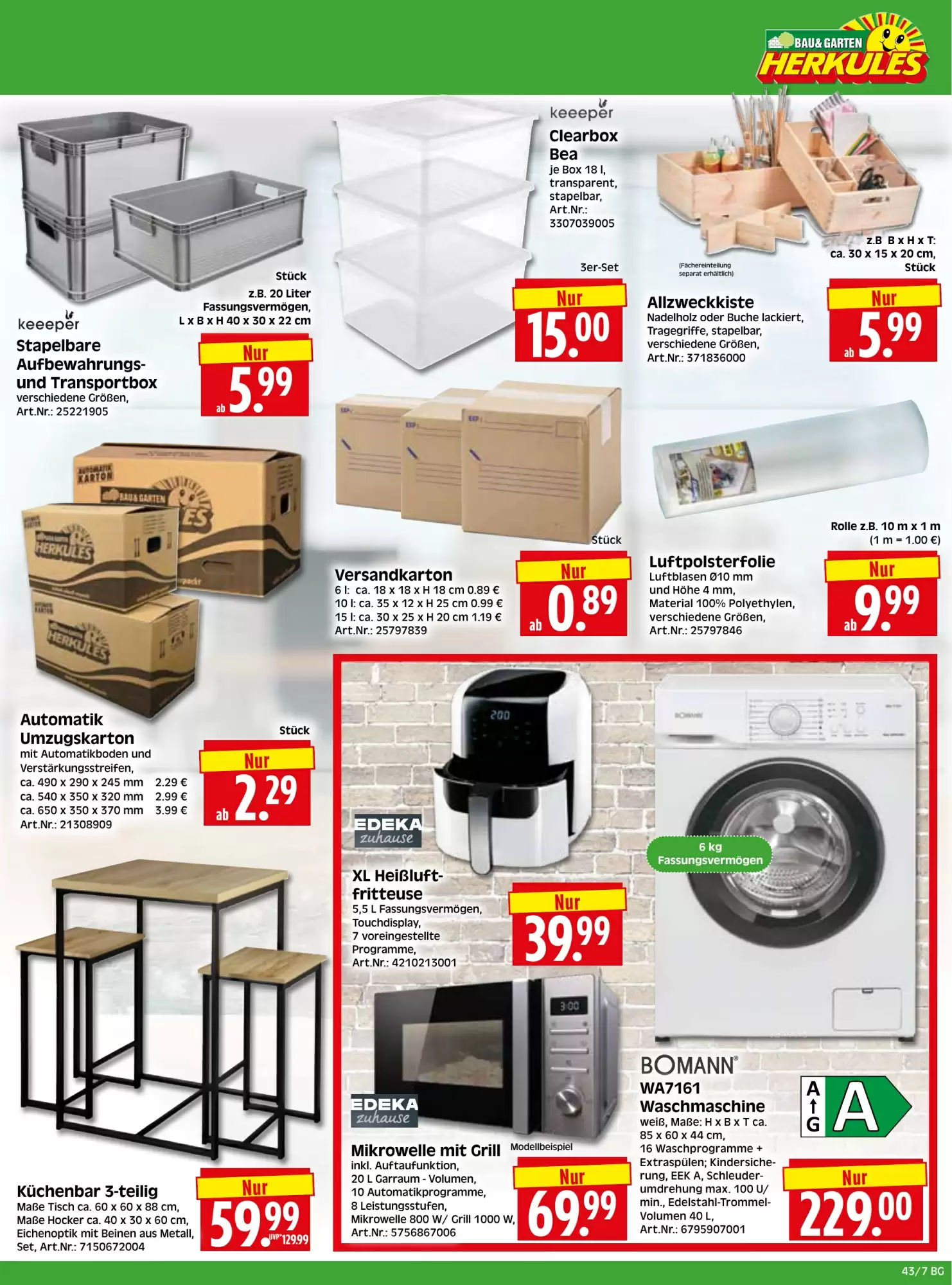 Herkules Baumarkt Prospekt (ab 19.10.2026) zum Blättern - Seite 7