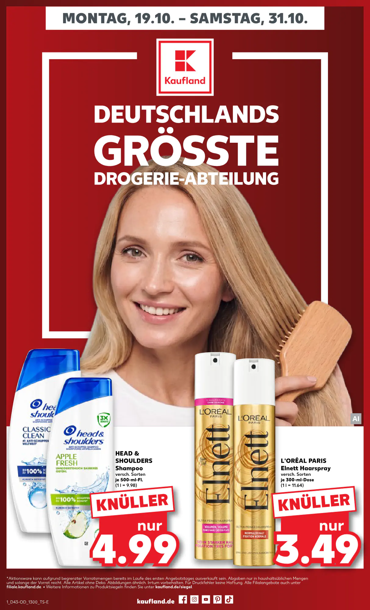 Kaufland Prospekt (ab 19.10.2026) zum Blättern - Seite 1