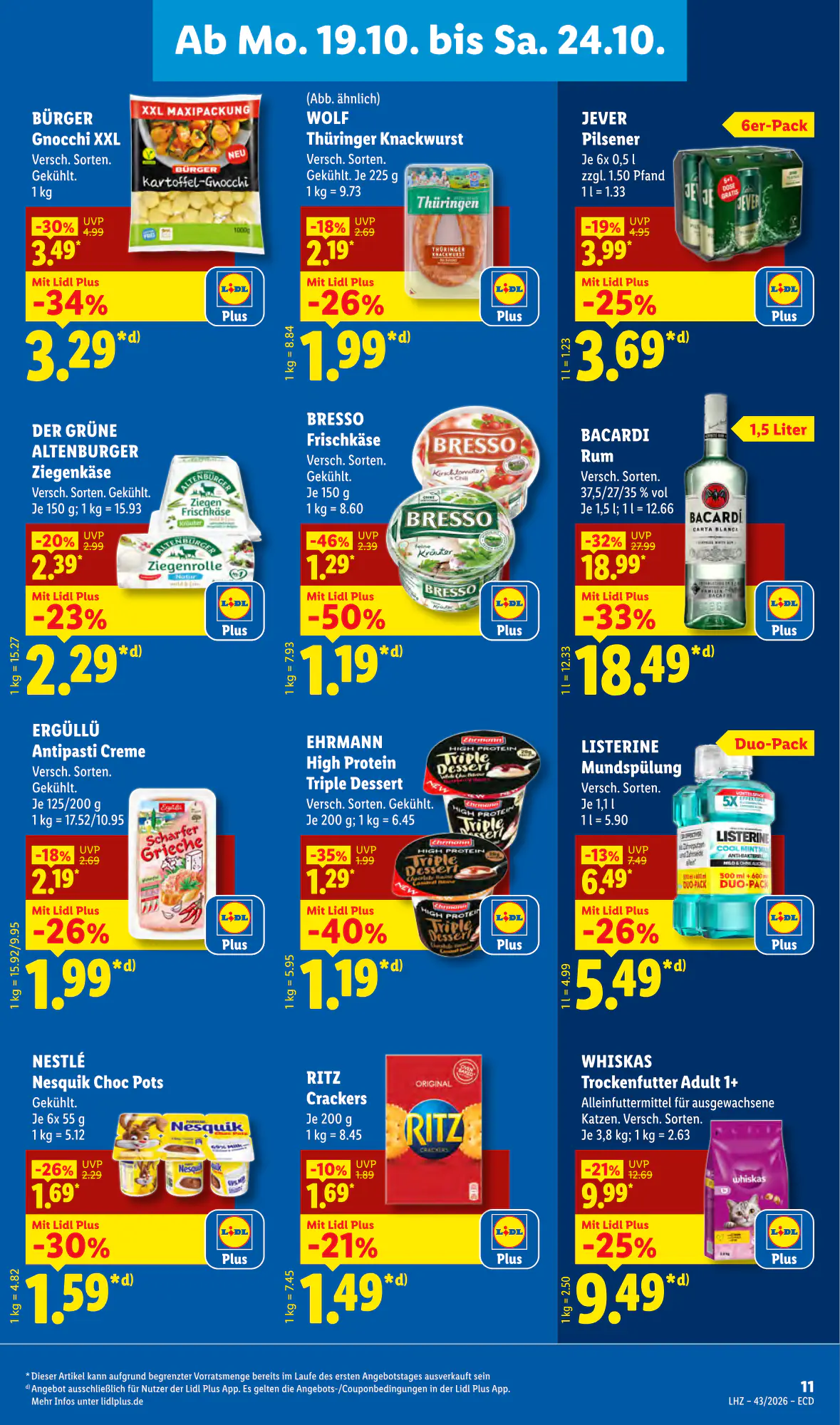 Lidl Prospekt (ab 19.10.2026) zum Blättern - Seite 21