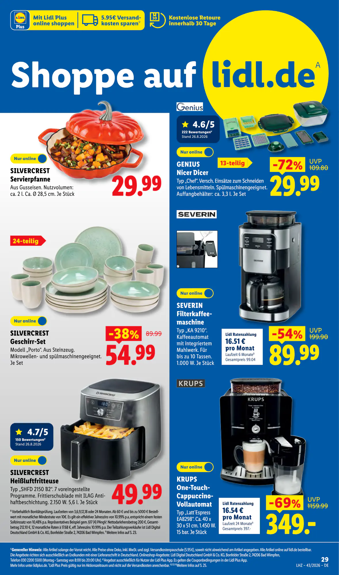 Lidl Prospekt (ab 19.10.2026) zum Blättern - Seite 43