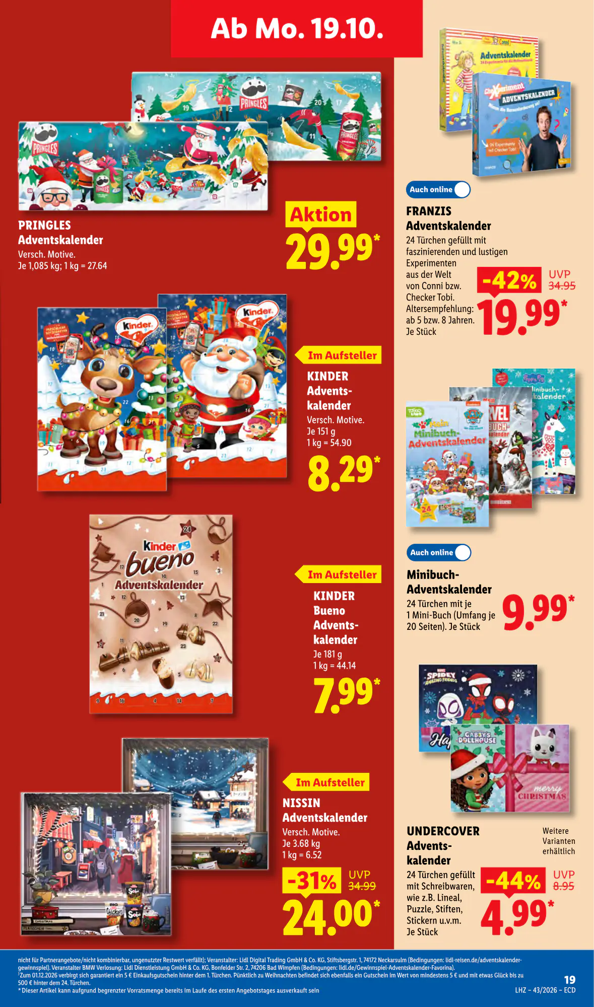 Lidl Prospekt (ab 19.10.2026) zum Blättern - Seite 33