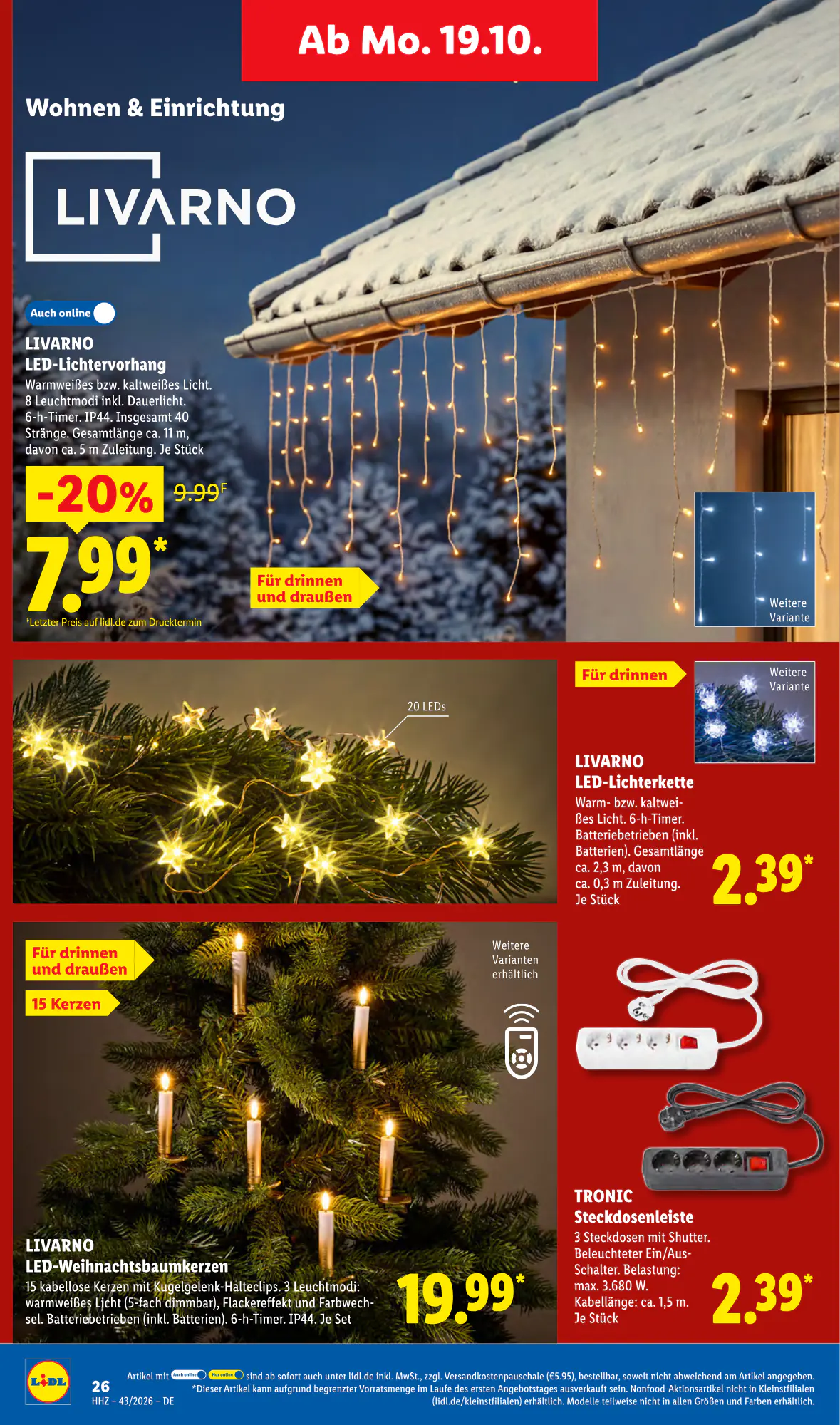 Lidl Prospekt (ab 19.10.2026) zum Blättern - Seite 40