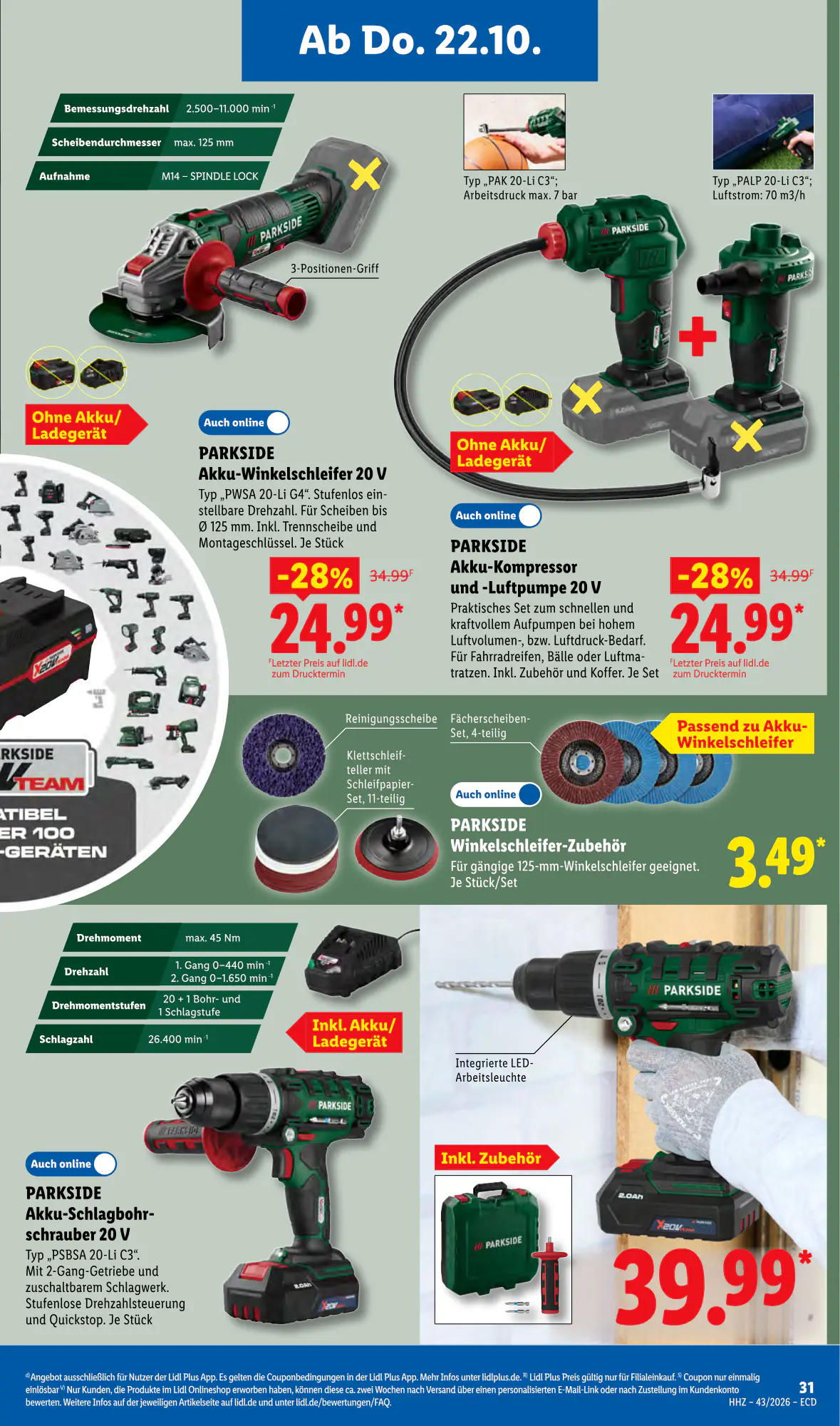 Lidl Prospekt (ab 19.10.2026) zum Blättern - Seite 47