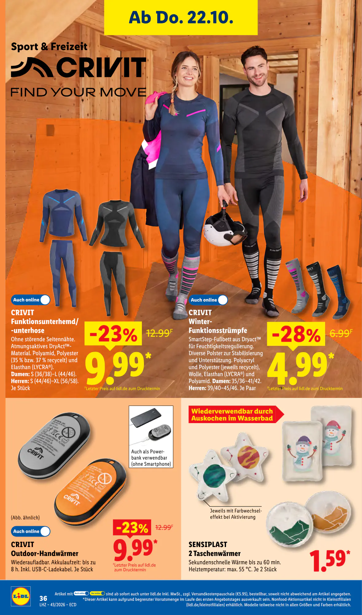 Lidl Prospekt (ab 19.10.2026) zum Blättern - Seite 56