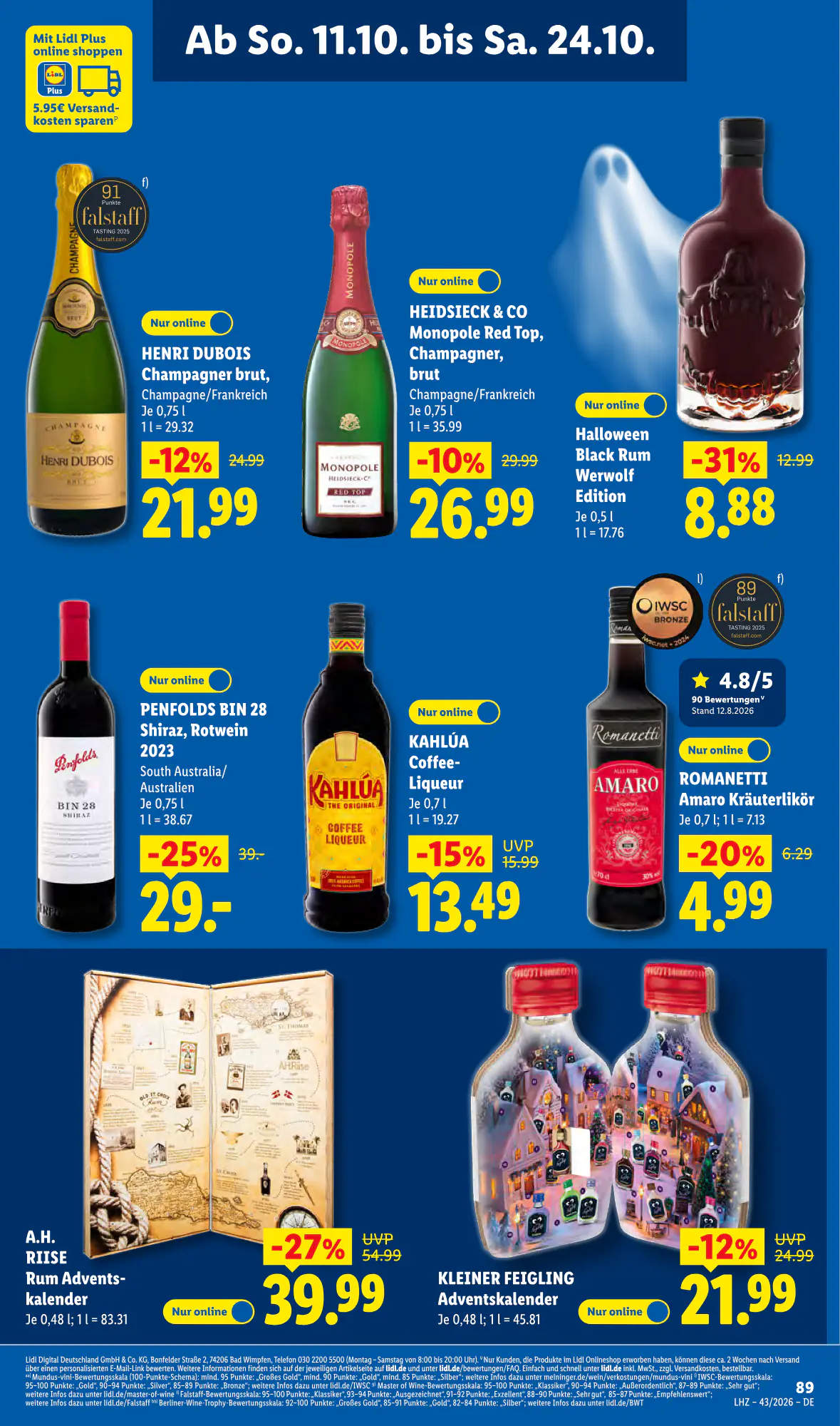 Lidl Prospekt (ab 19.10.2026) zum Blättern - Seite 63