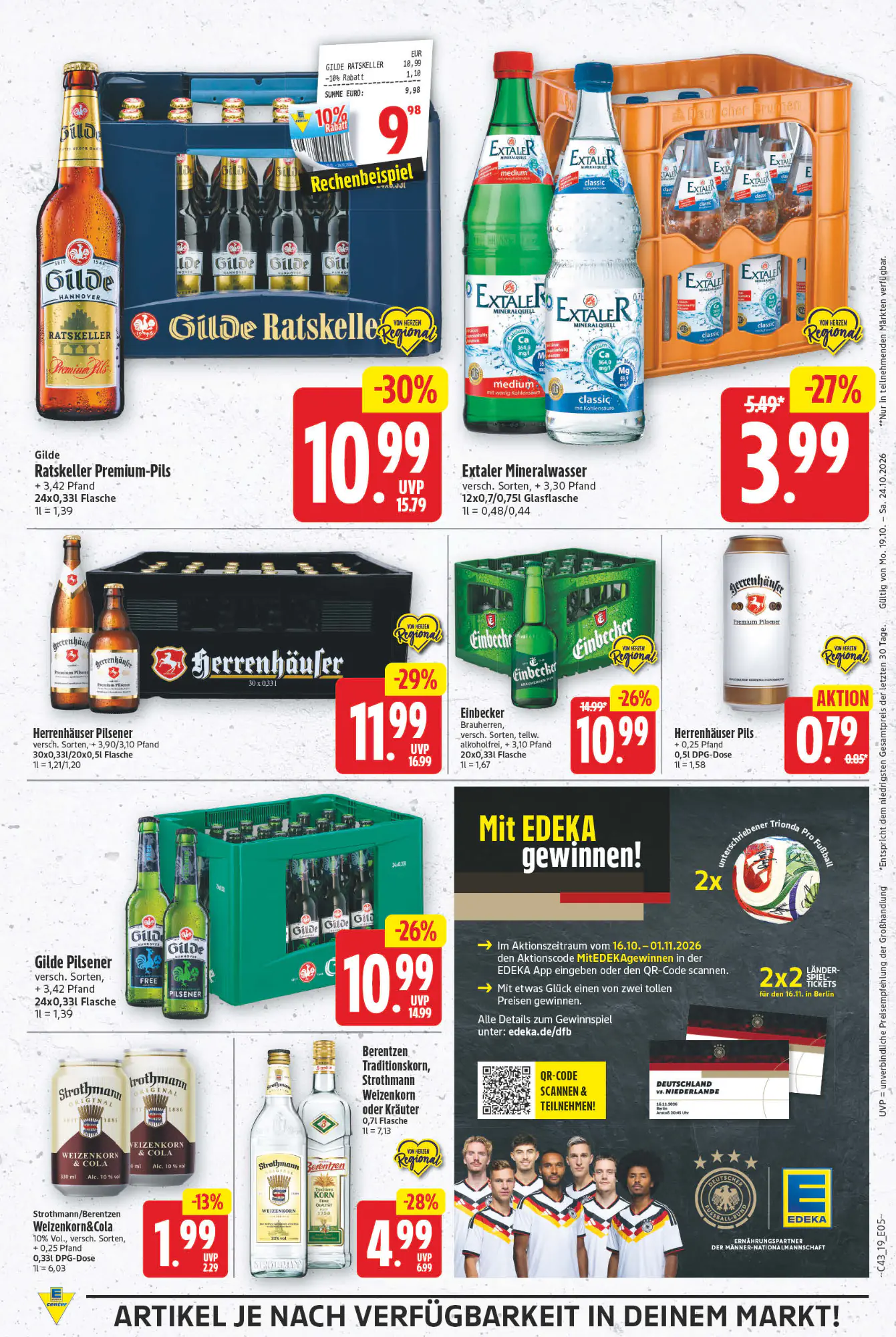 EDEKA Wucherpfennig Prospekt (ab 19.10.2026) zum Blättern - Seite 21