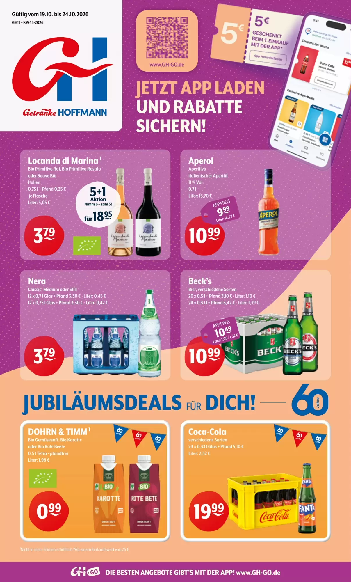 Getränke Hoffmann Prospekt (ab 19.10.2026) zum Blättern - Seite 1