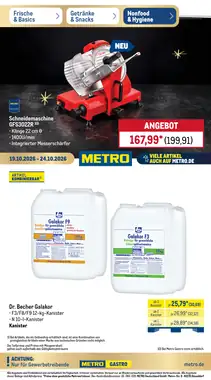 METRO Prospekt (ab 19.10.2026) zum Blättern