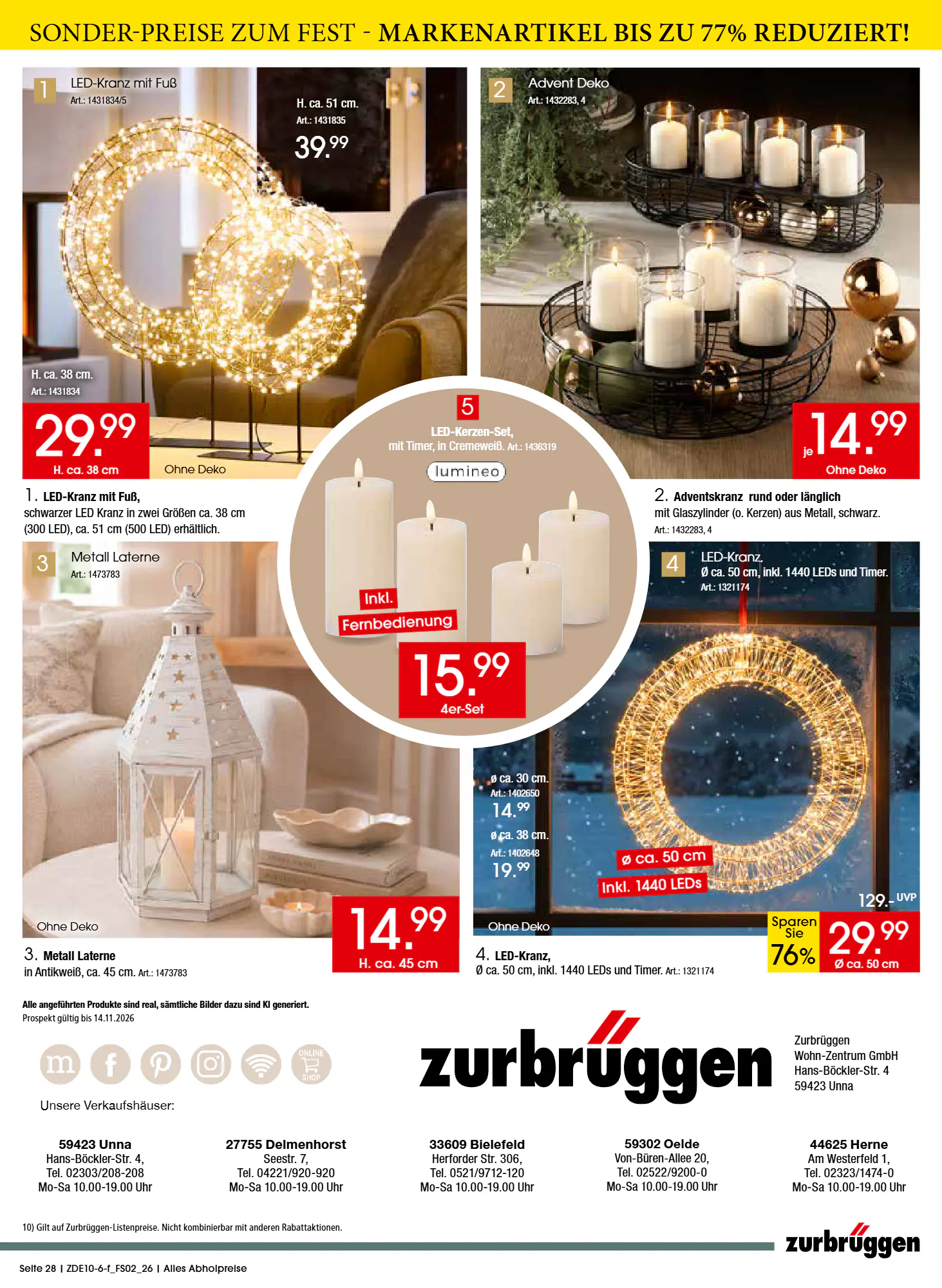 Zurbrüggen Prospekt (ab 19.10.2026) zum Blättern - Seite 28