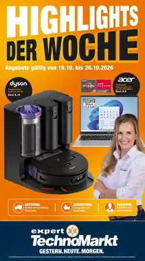 Expert Technomarkt Prospekt (ab 19.10.2026) zum Blättern